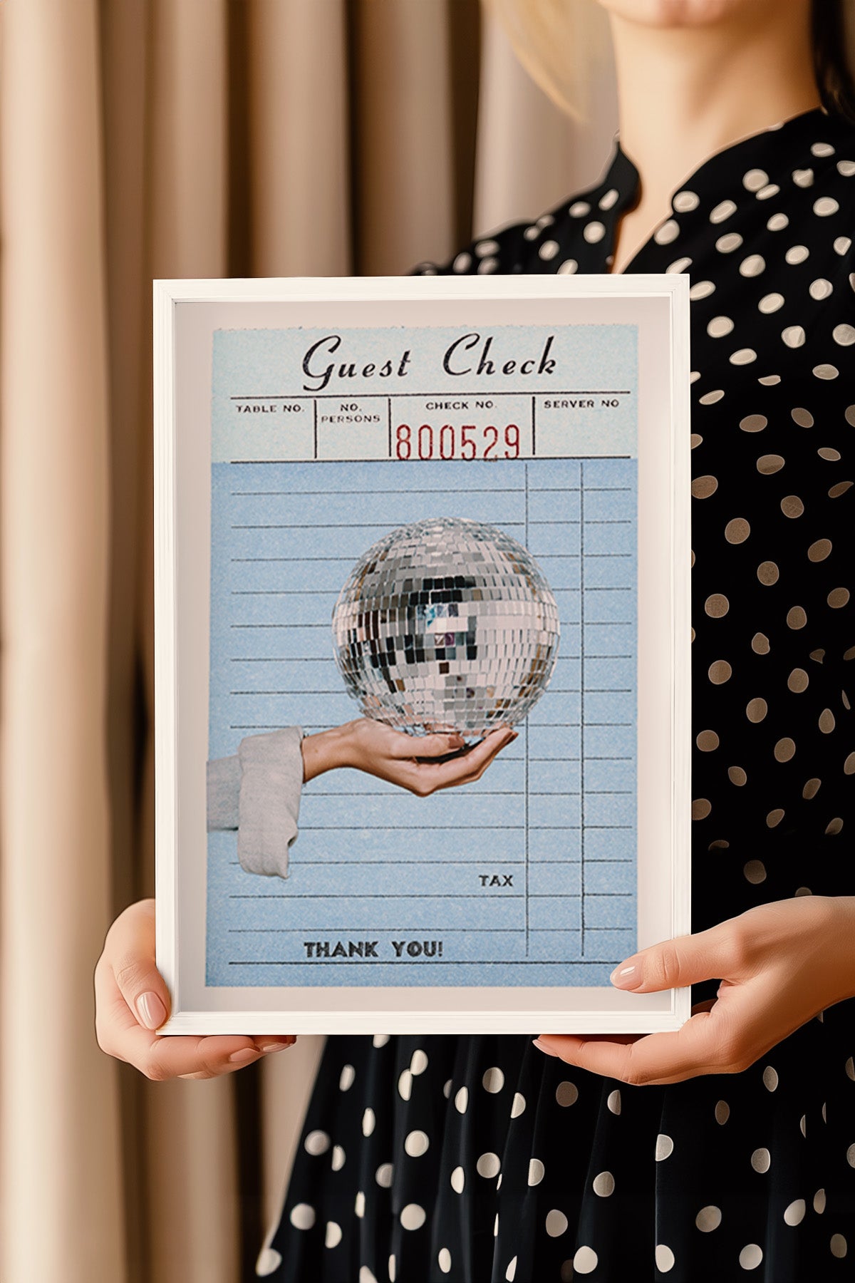 Lucky You Serisi Beyaz Çerçeveli Poster, Tablo Duvar Dekoru No:31
