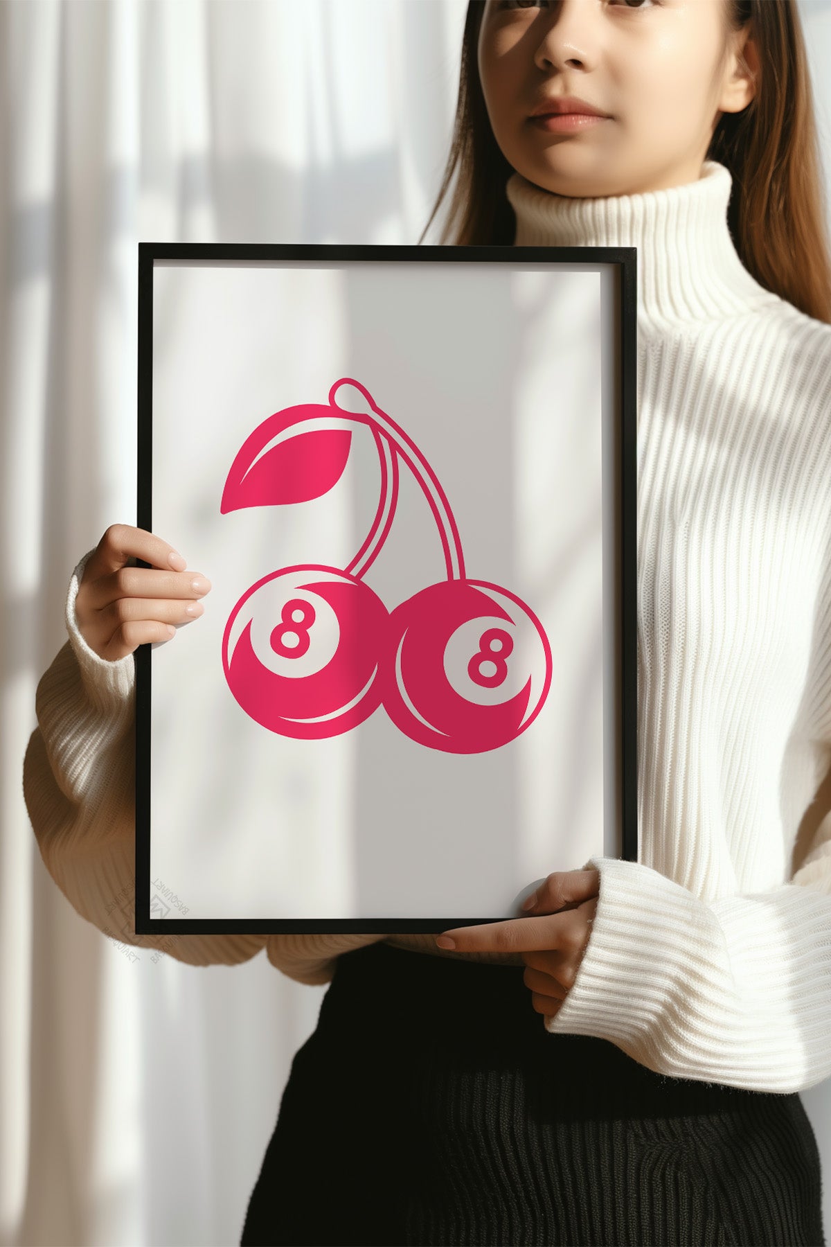 Lucky You Serisi Siyah Çerçeveli Poster, Tablo Duvar Dekoru No:93