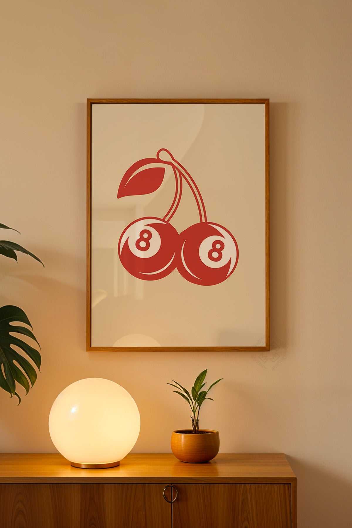 Lucky You Serisi Ahşap Çerçeveli Poster, Tablo Duvar Dekoru No:69