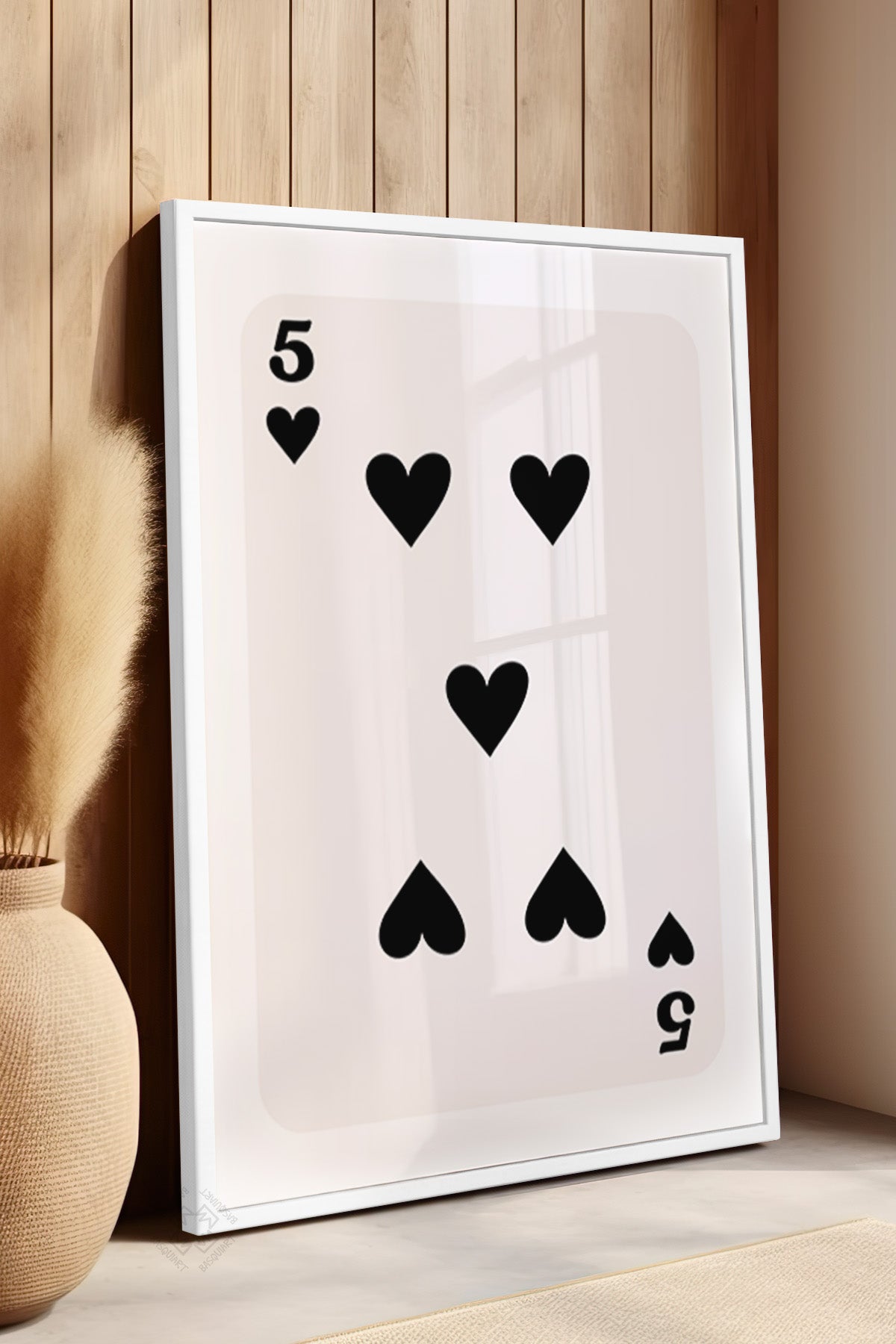 Lucky You Serisi Beyaz Çerçeveli Poster, Tablo Duvar Dekoru No:119