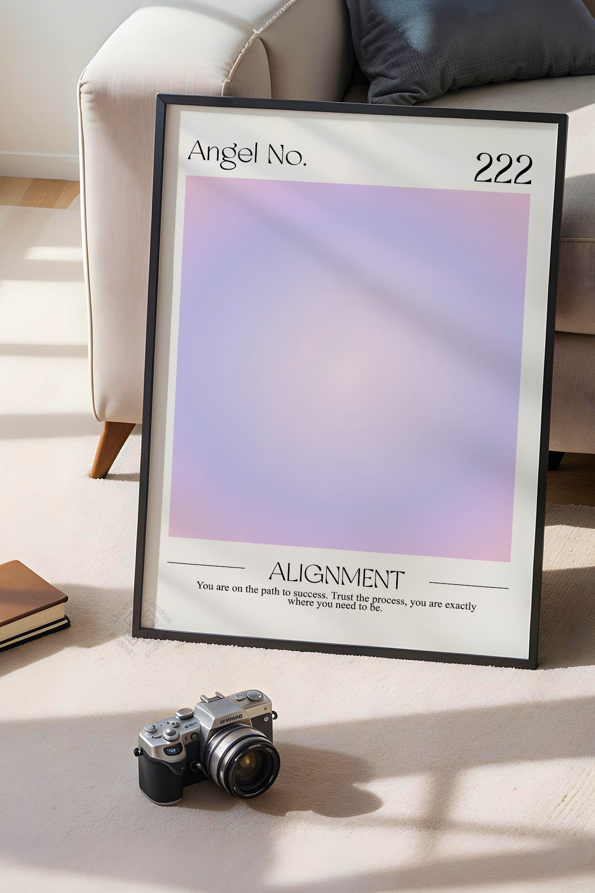 Aura Serisi Siyah Çerçeveli Poster, Tablo No:6