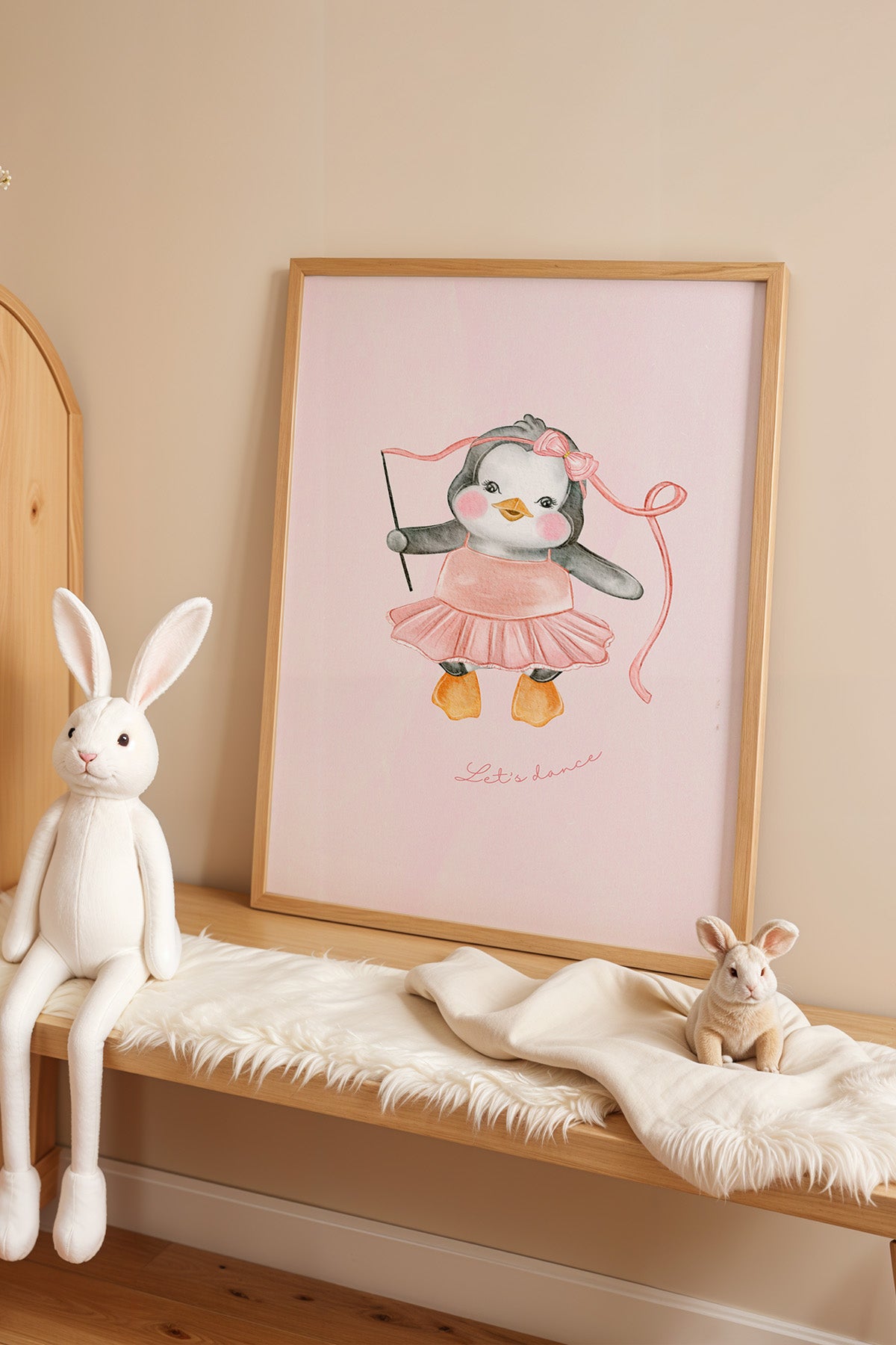 Çocuk Odası, Bebek Odası Ahşap Çerçeveli Poster, Tablo No:37