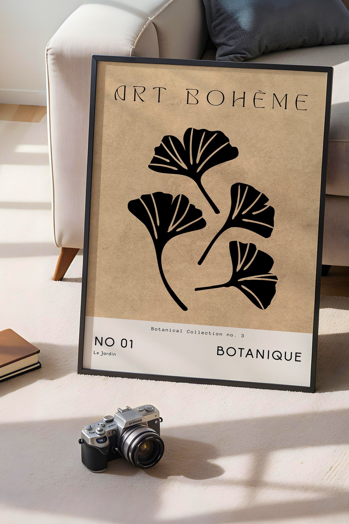 Bohemian Serisi Siyah Çerçeveli Poster, Tablo No:117