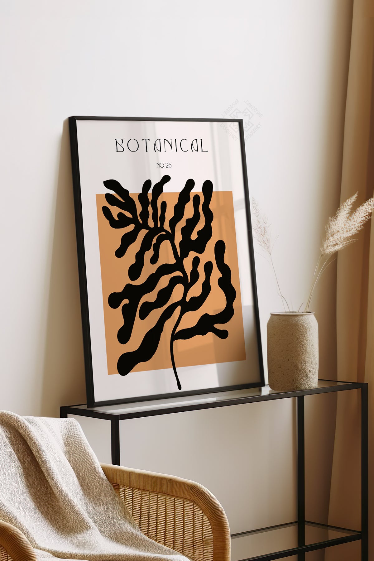 Bohemian Serisi Siyah Çerçeveli Poster, Tablo No:126