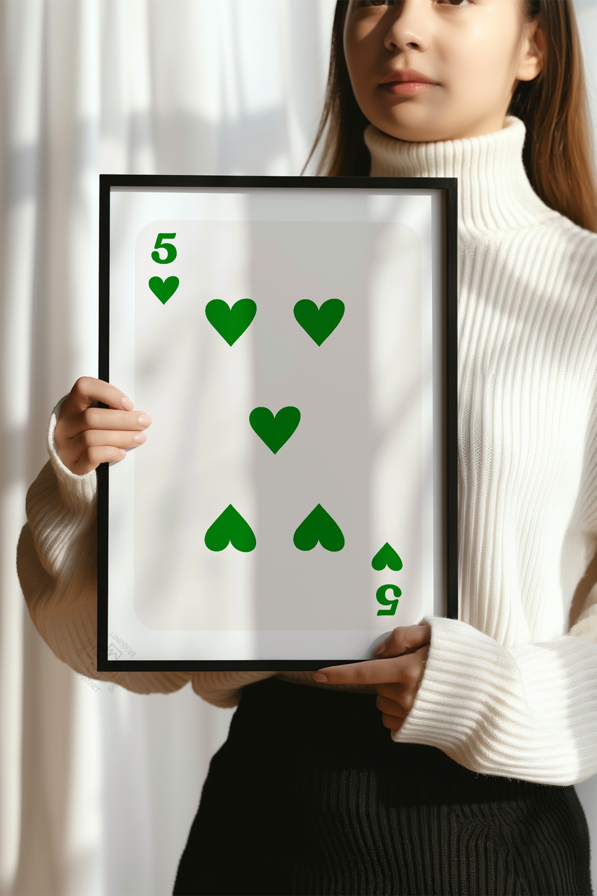 Lucky You Serisi Siyah Çerçeveli Poster, Tablo Duvar Dekoru No:142