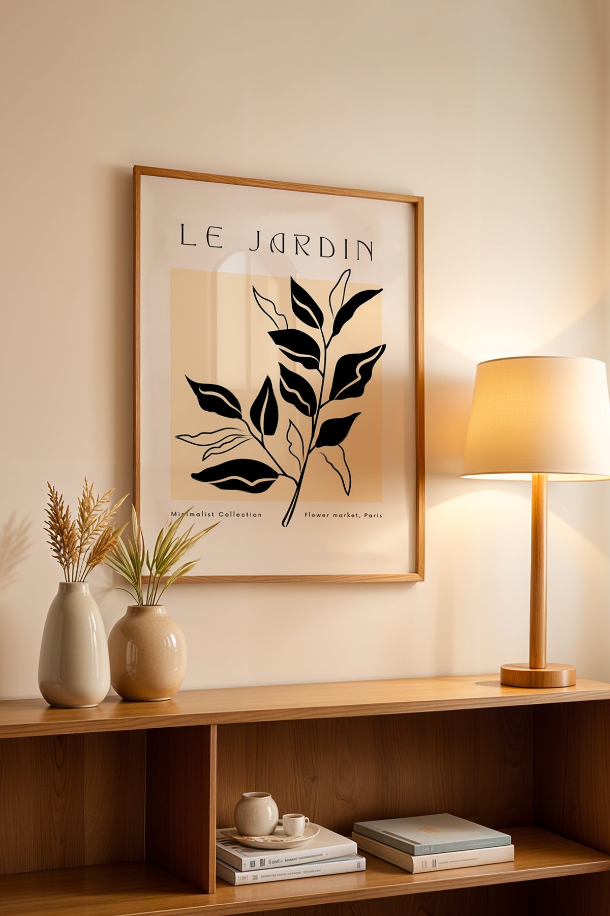 Bohemian Serisi Ahşap Çerçeveli Poster, Tablo No:110
