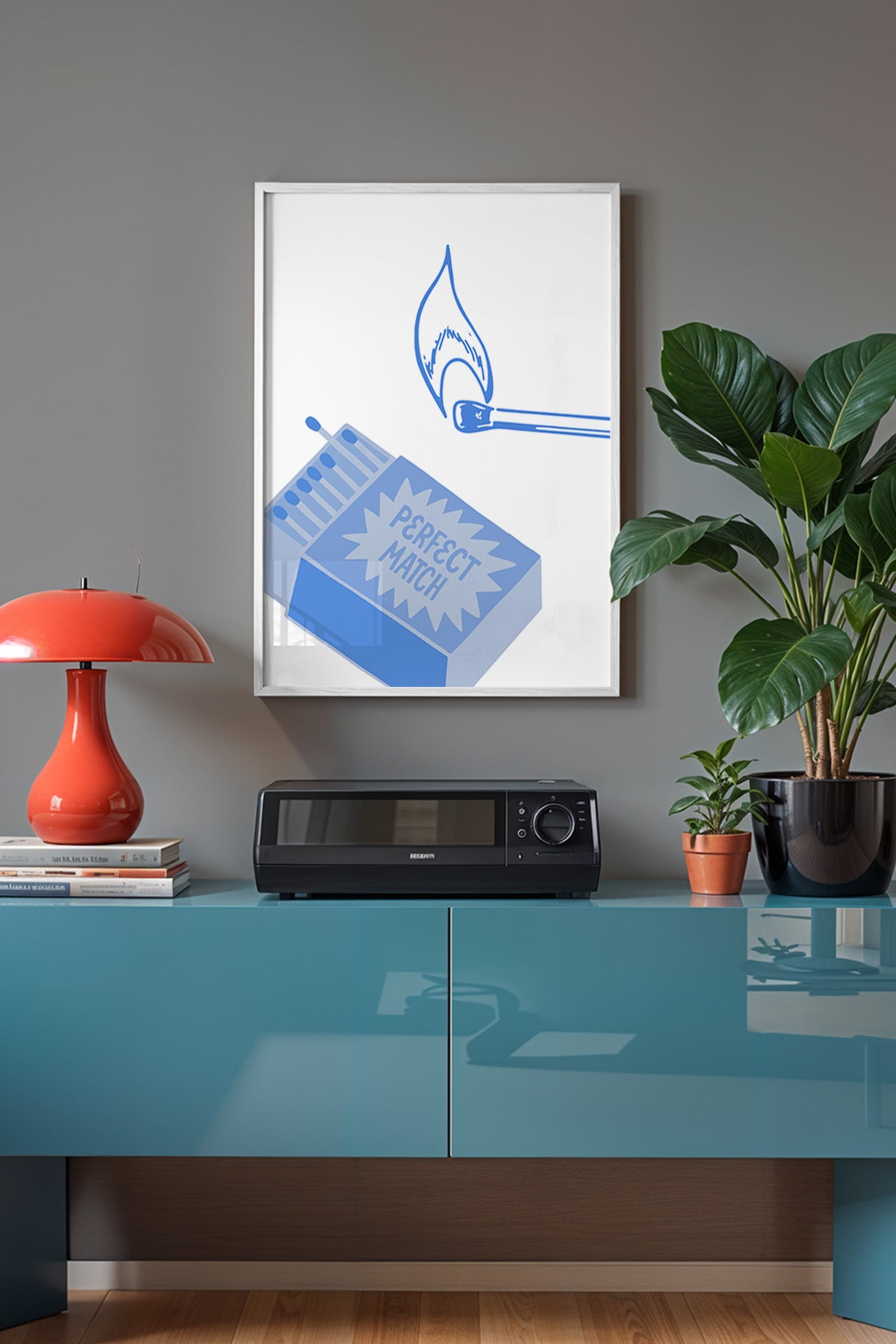 Lucky You Serisi Beyaz Çerçeveli Poster, Tablo Duvar Dekoru No:25
