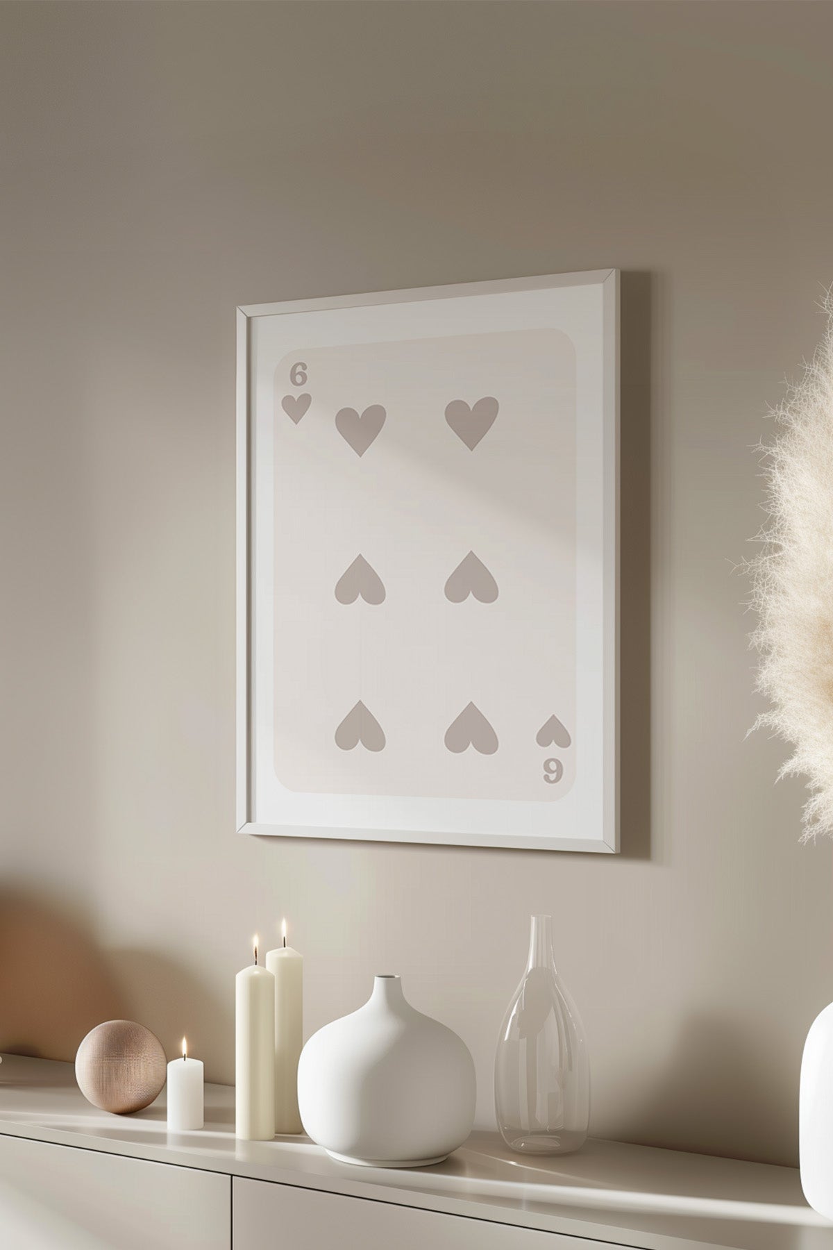 Lucky You Serisi Beyaz Çerçeveli Poster, Tablo Duvar Dekoru No:20