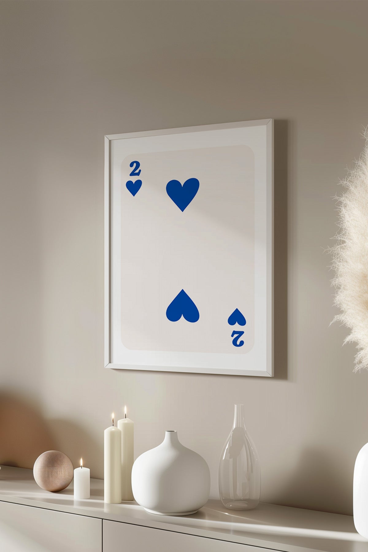 Lucky You Serisi Beyaz Çerçeveli Poster, Tablo Duvar Dekoru No:35