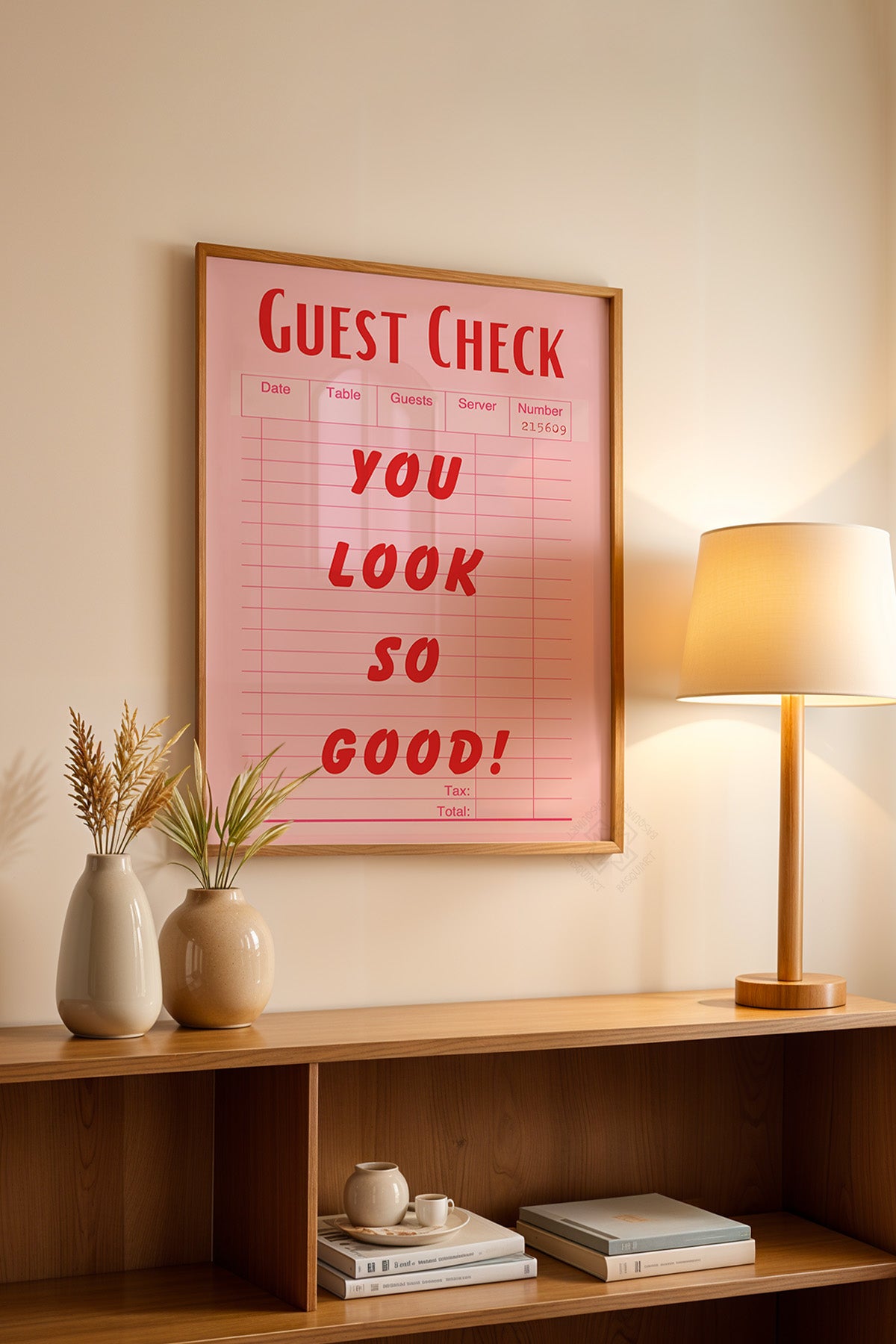 Lucky You Serisi Ahşap Çerçeveli Poster, Tablo Duvar Dekoru No:82