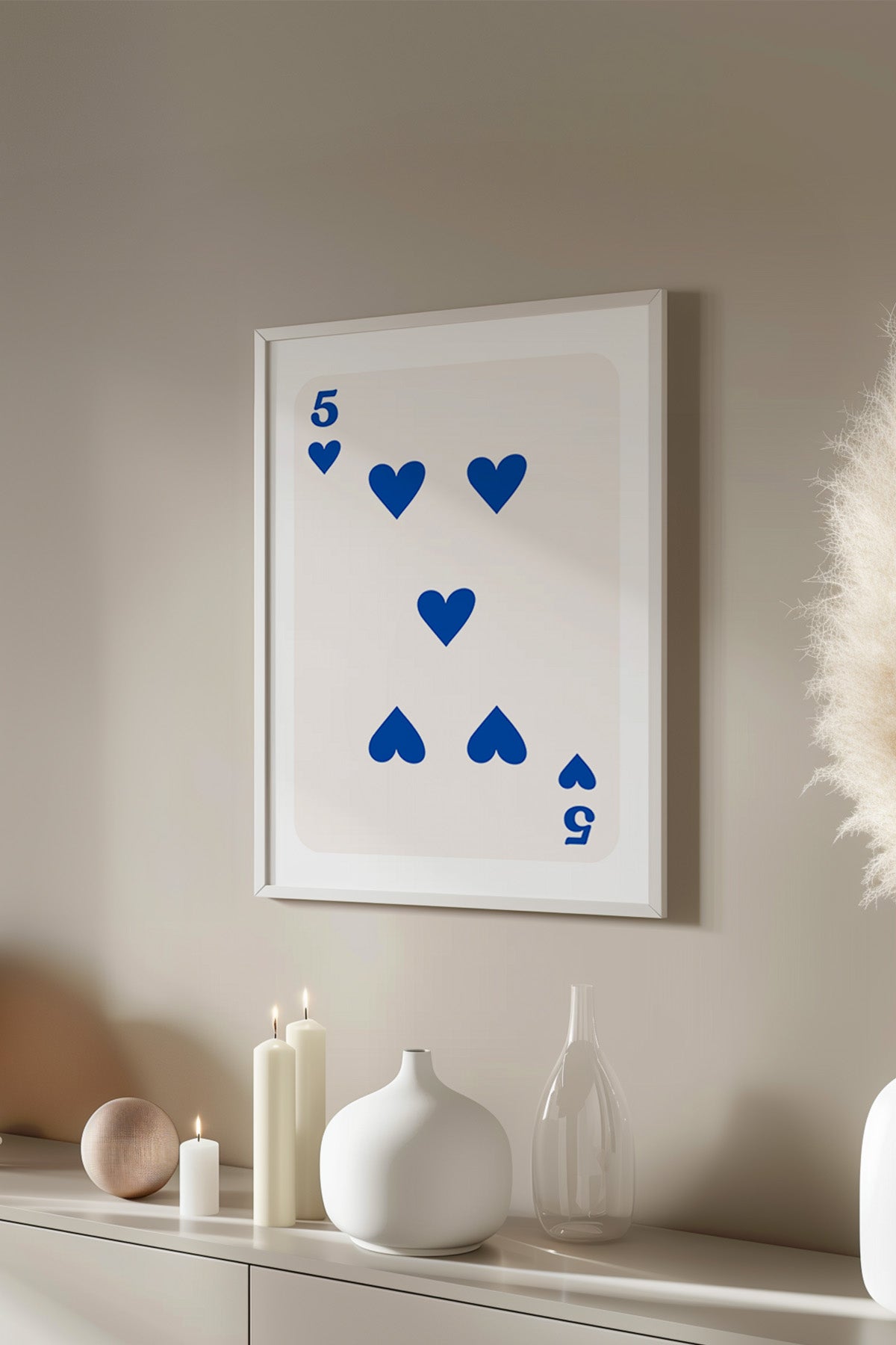 Lucky You Serisi Beyaz Çerçeveli Poster, Tablo Duvar Dekoru No:38