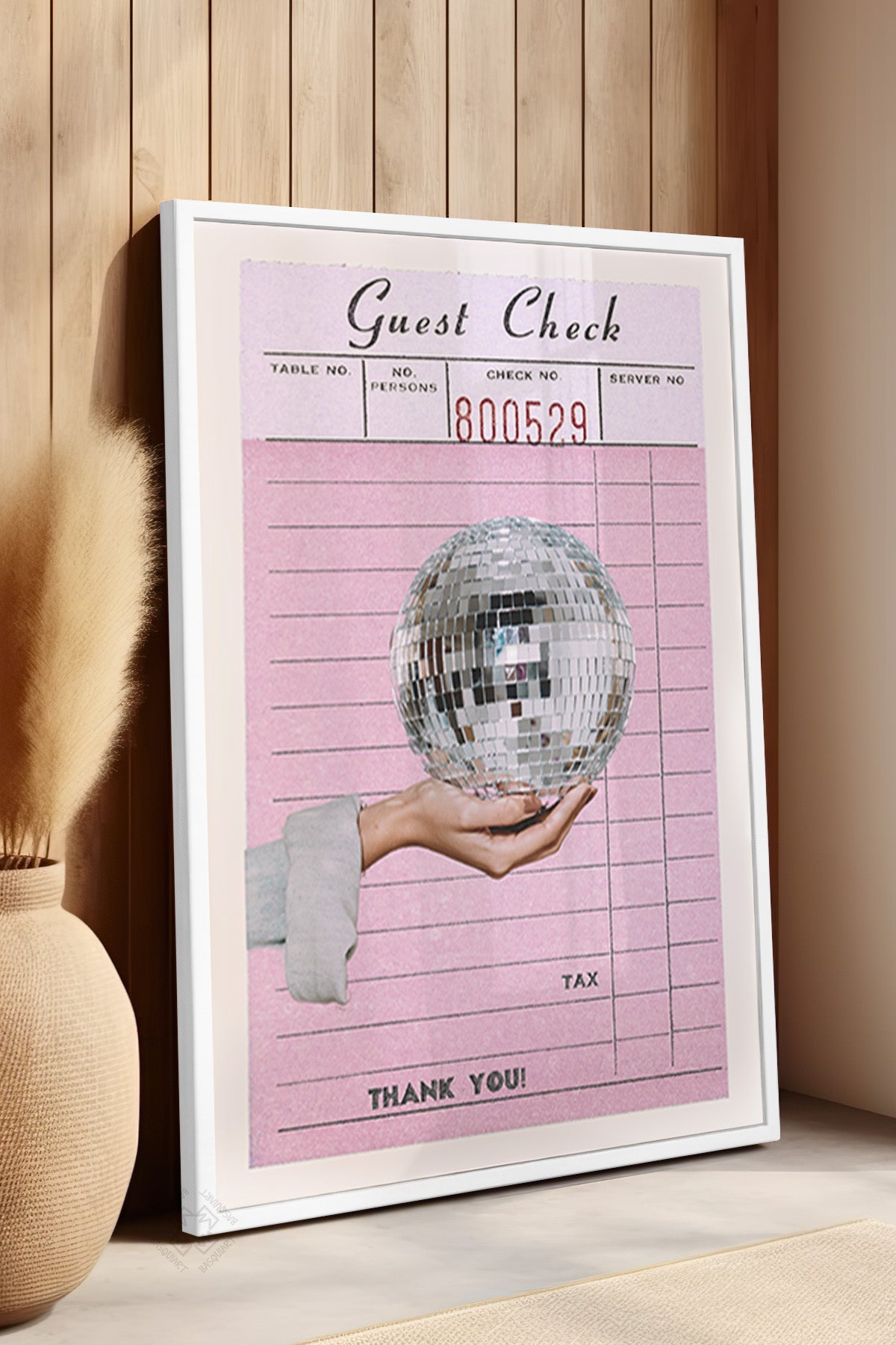 Lucky You Serisi Beyaz Çerçeveli Poster, Tablo Duvar Dekoru No:50