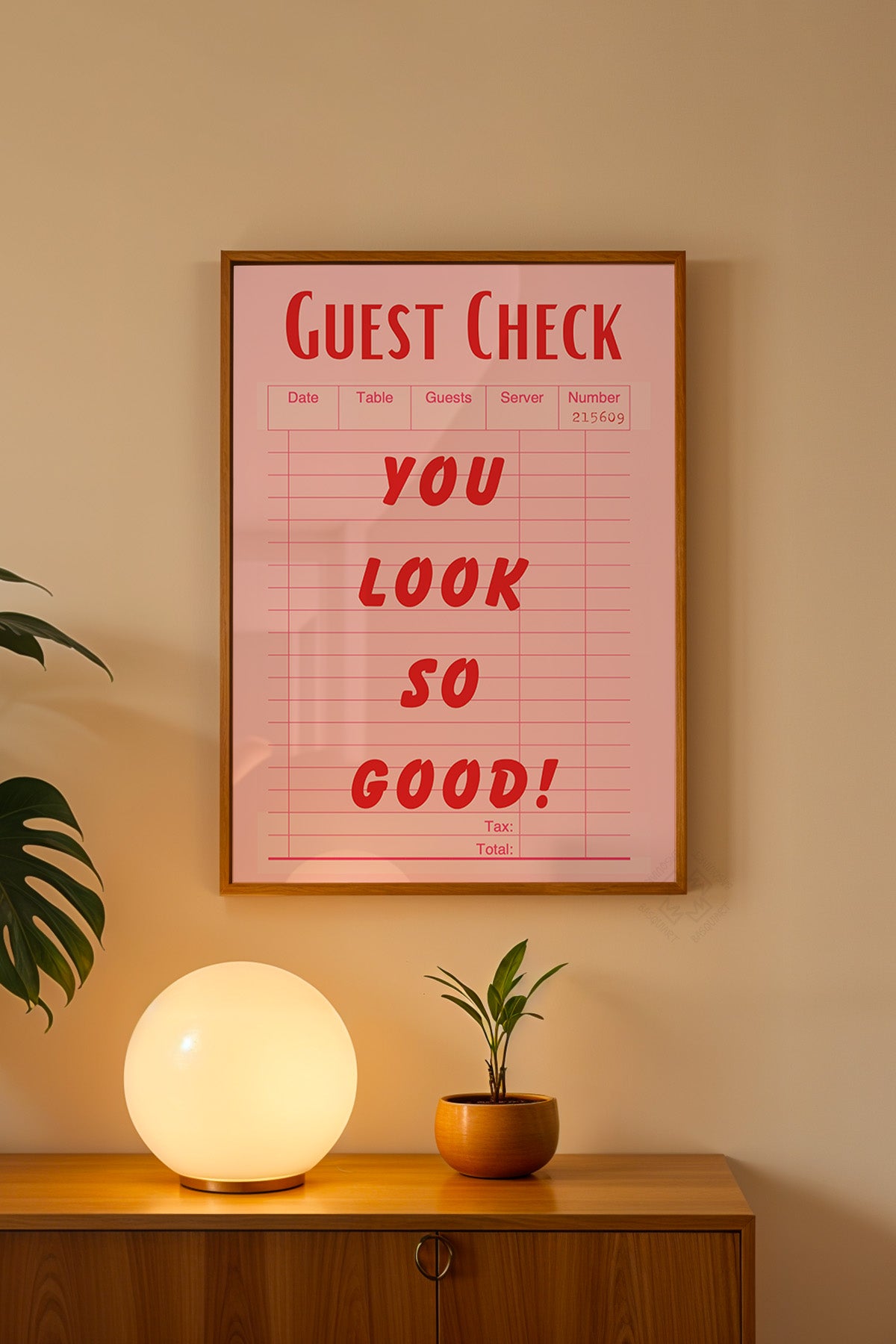 Lucky You Serisi Ahşap Çerçeveli Poster, Tablo Duvar Dekoru No:82