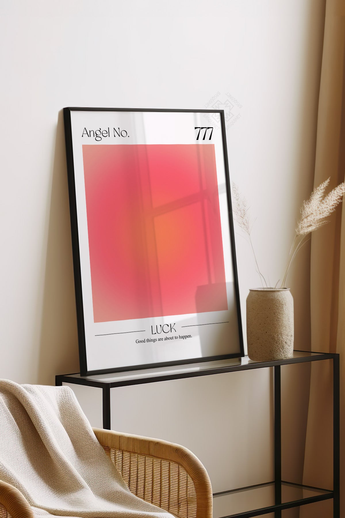 Aura Serisi Siyah Çerçeveli Poster, Tablo No:11