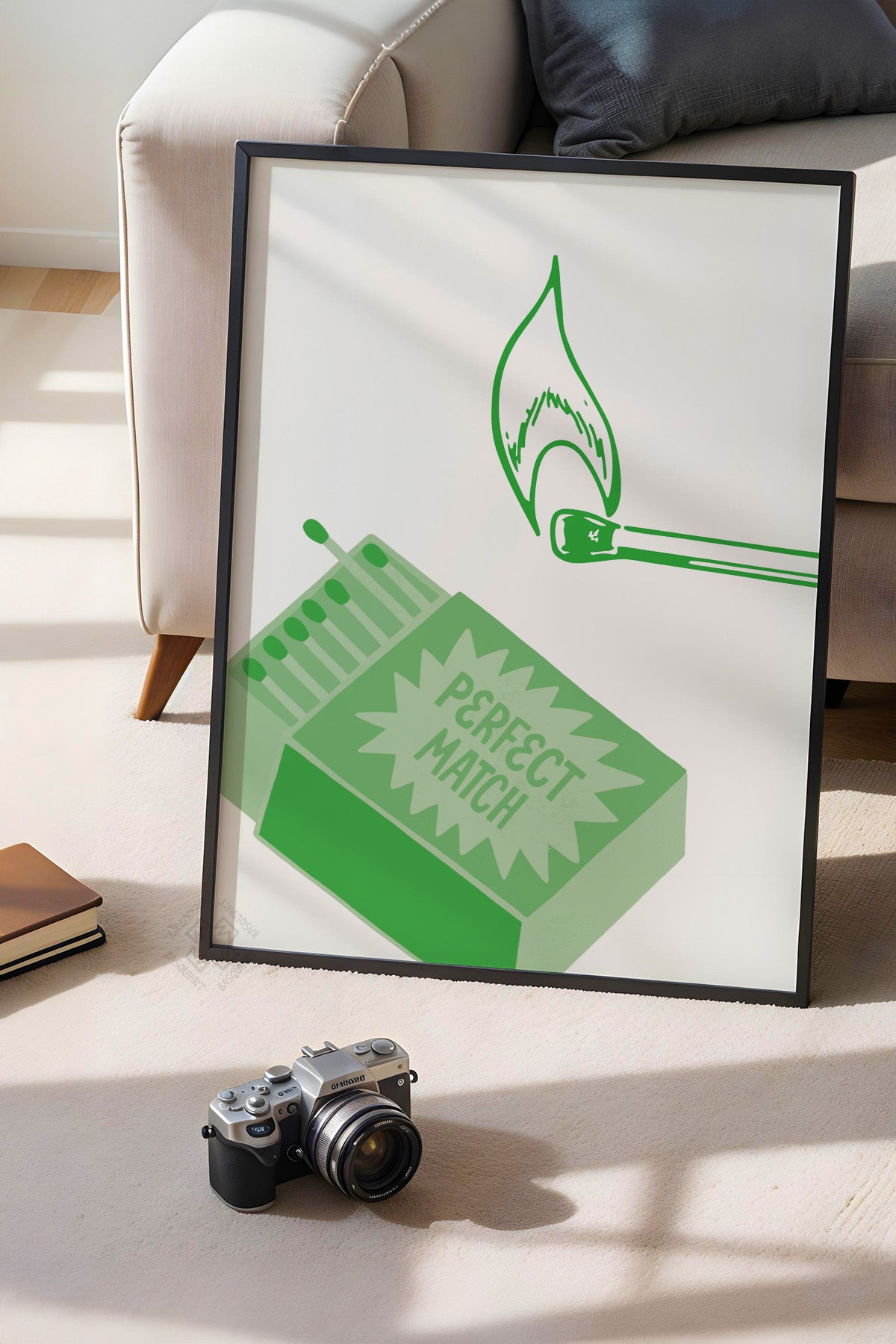 Lucky You Serisi Siyah Çerçeveli Poster, Tablo Duvar Dekoru No:129