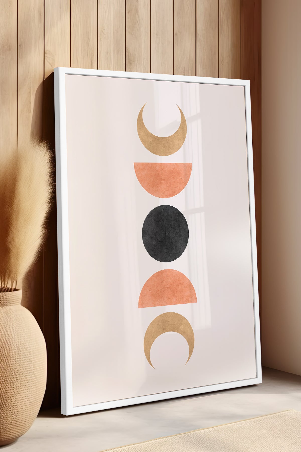 Bohemian Serisi Beyaz Çerçeveli Poster, Tablo No:13