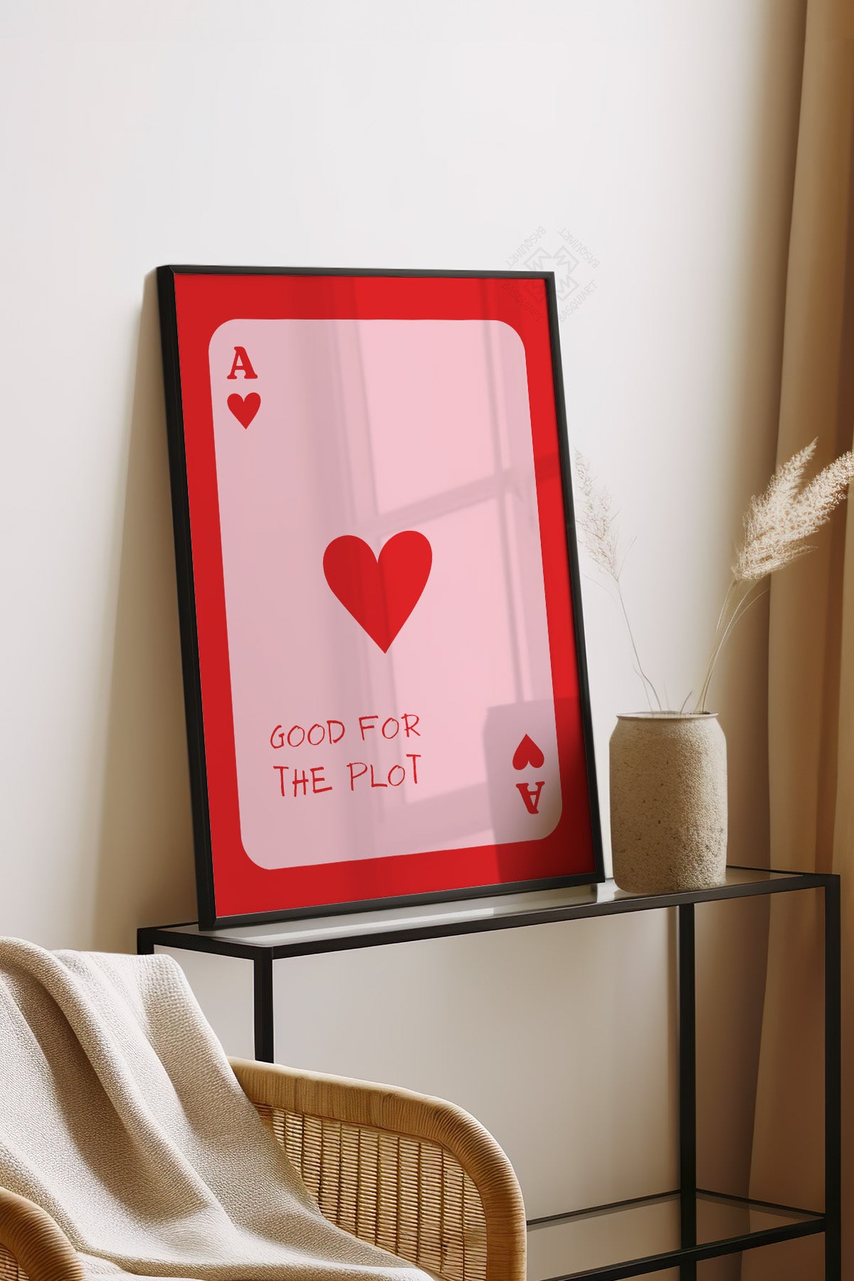 Lucky You Serisi Siyah Çerçeveli Poster, Tablo Duvar Dekoru No:80