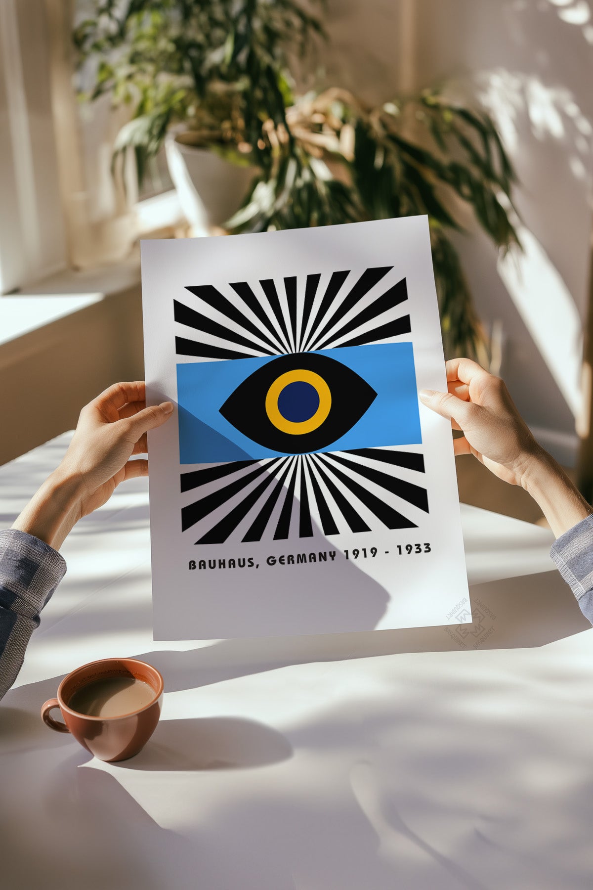 Bauhaus Modern 4'lü Poster Seti, Duvar Dekoru No:27
