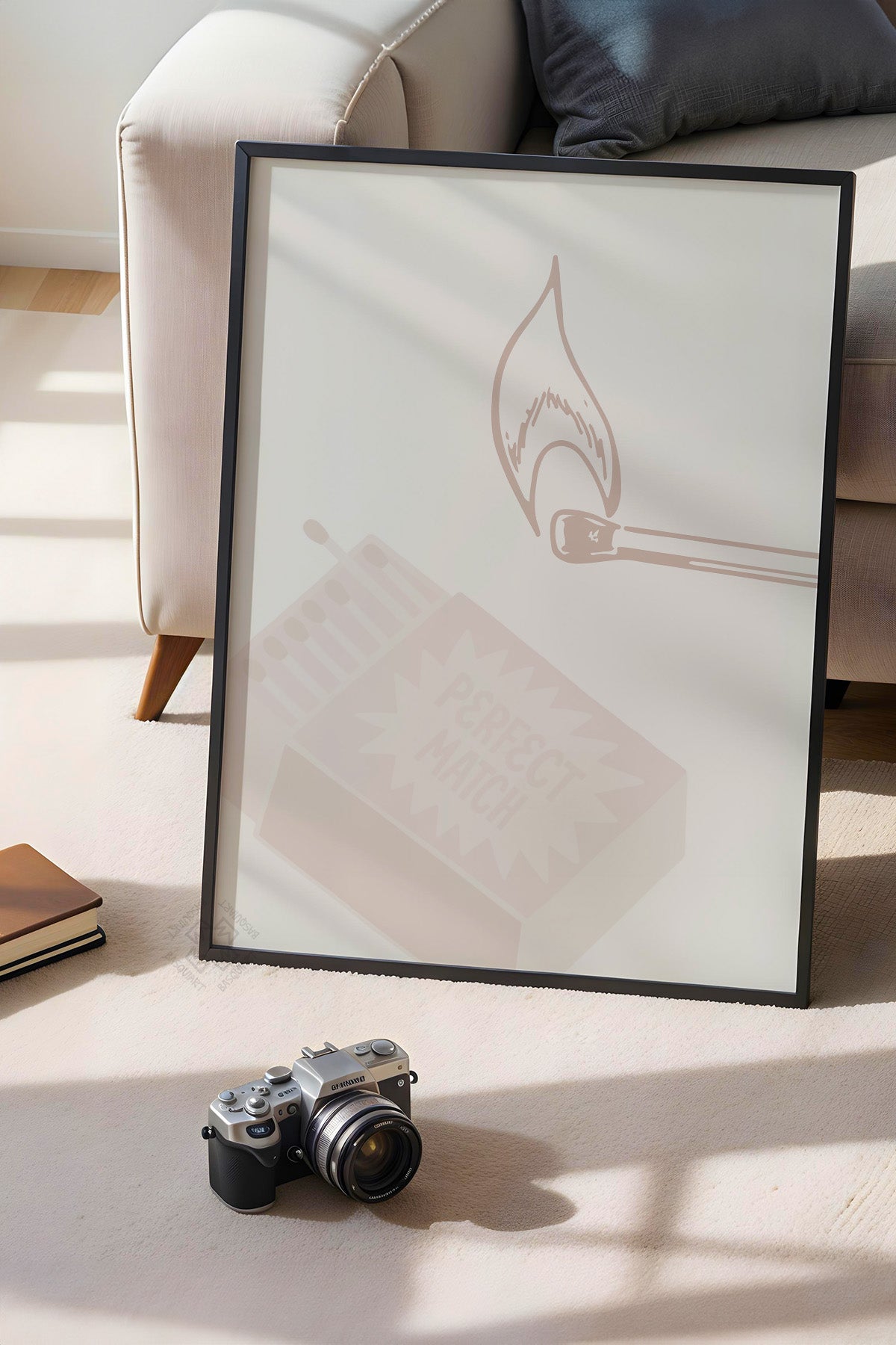 Lucky You Serisi Siyah Çerçeveli Poster, Tablo Duvar Dekoru No:6