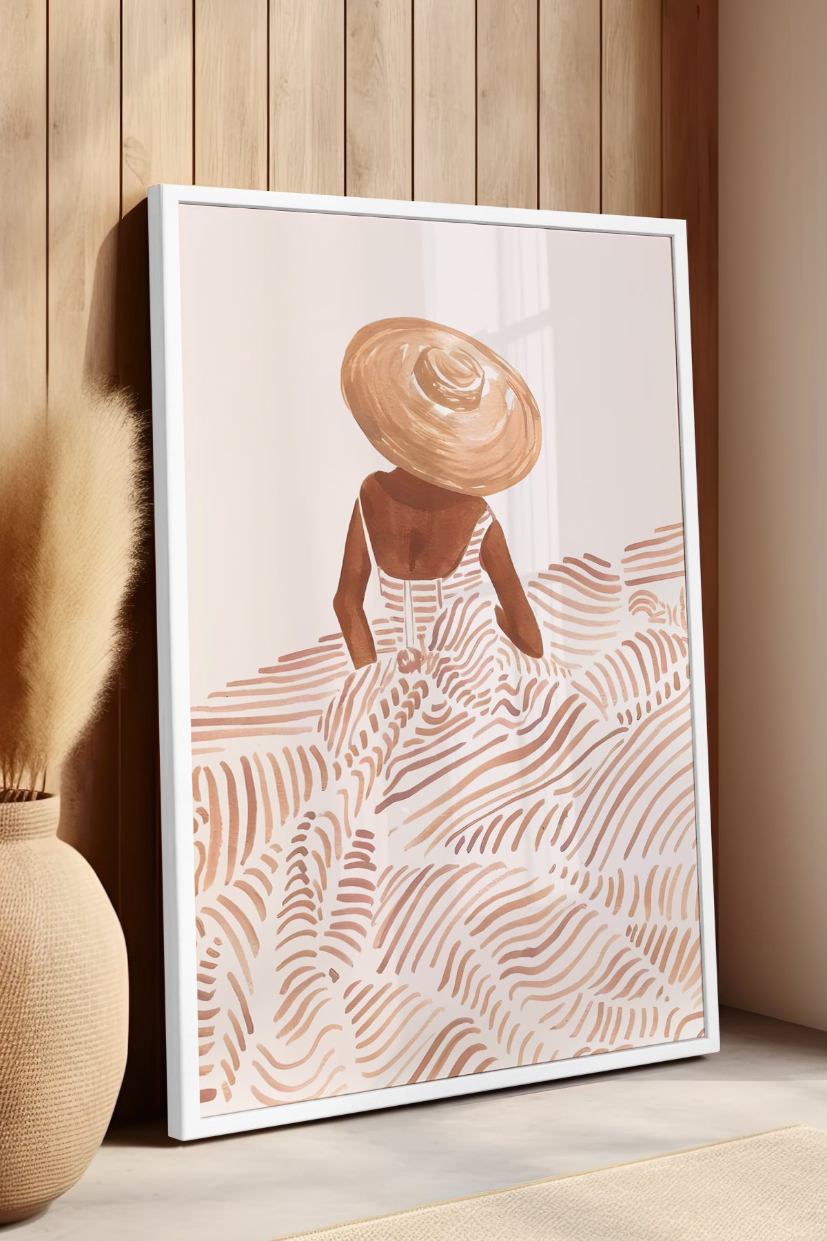 Bohemian Serisi Beyaz Çerçeveli Poster, Tablo No:27