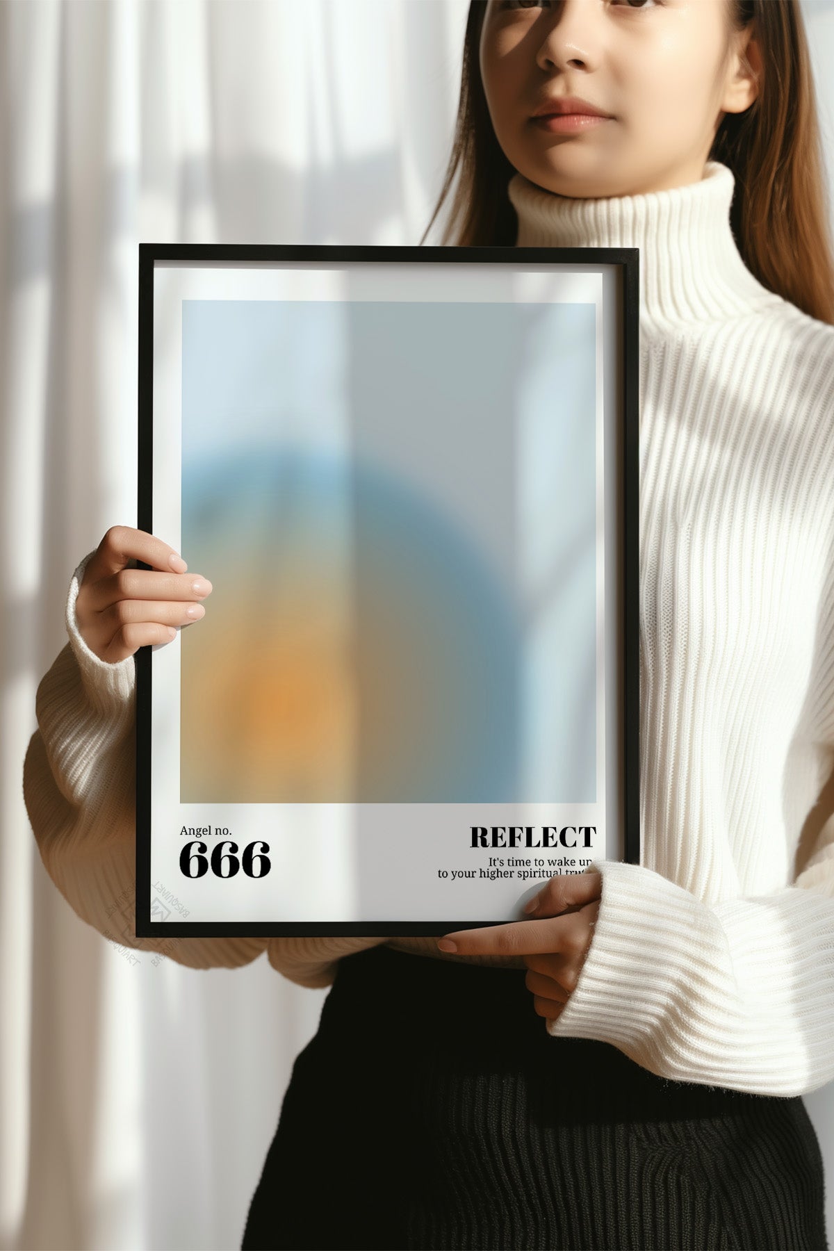Aura Serisi Siyah Çerçeveli Poster, Tablo No:3