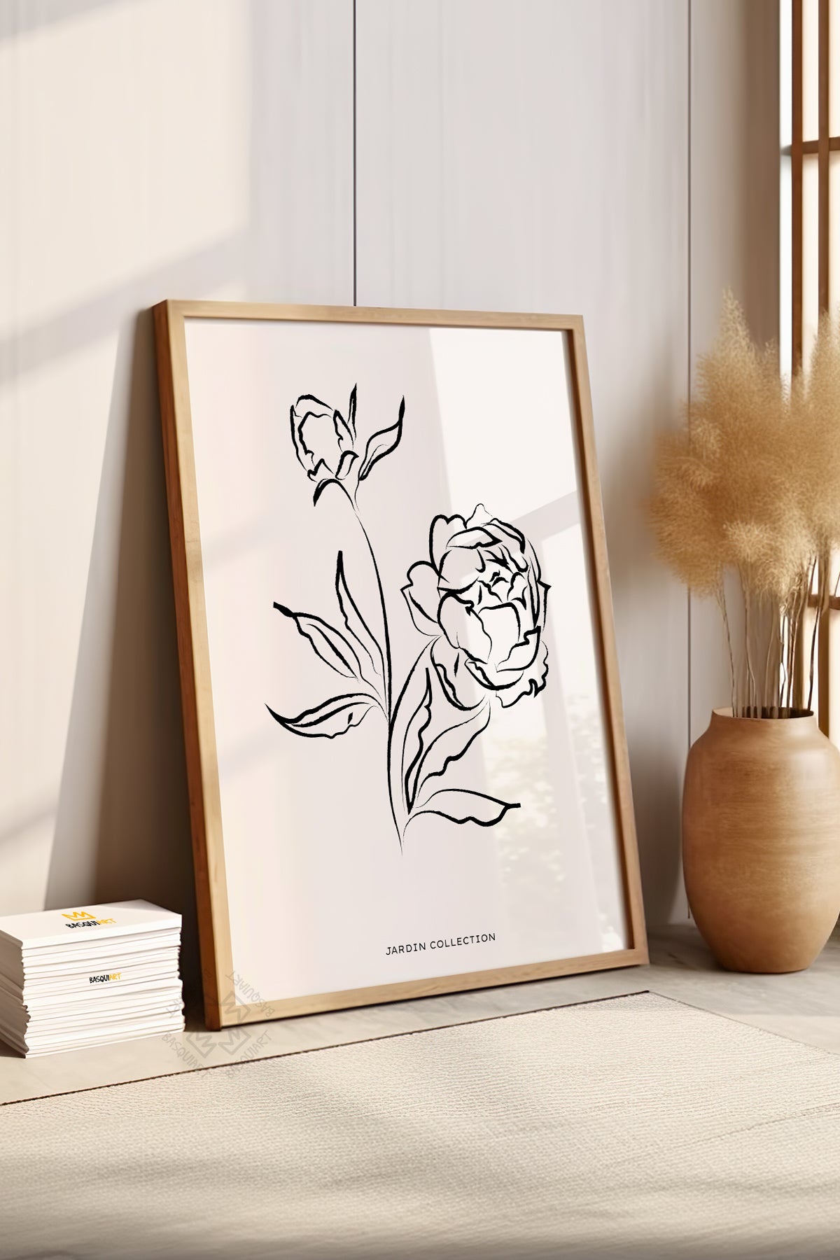 Bohemian Serisi Ahşap Çerçeveli Poster, Tablo No:114