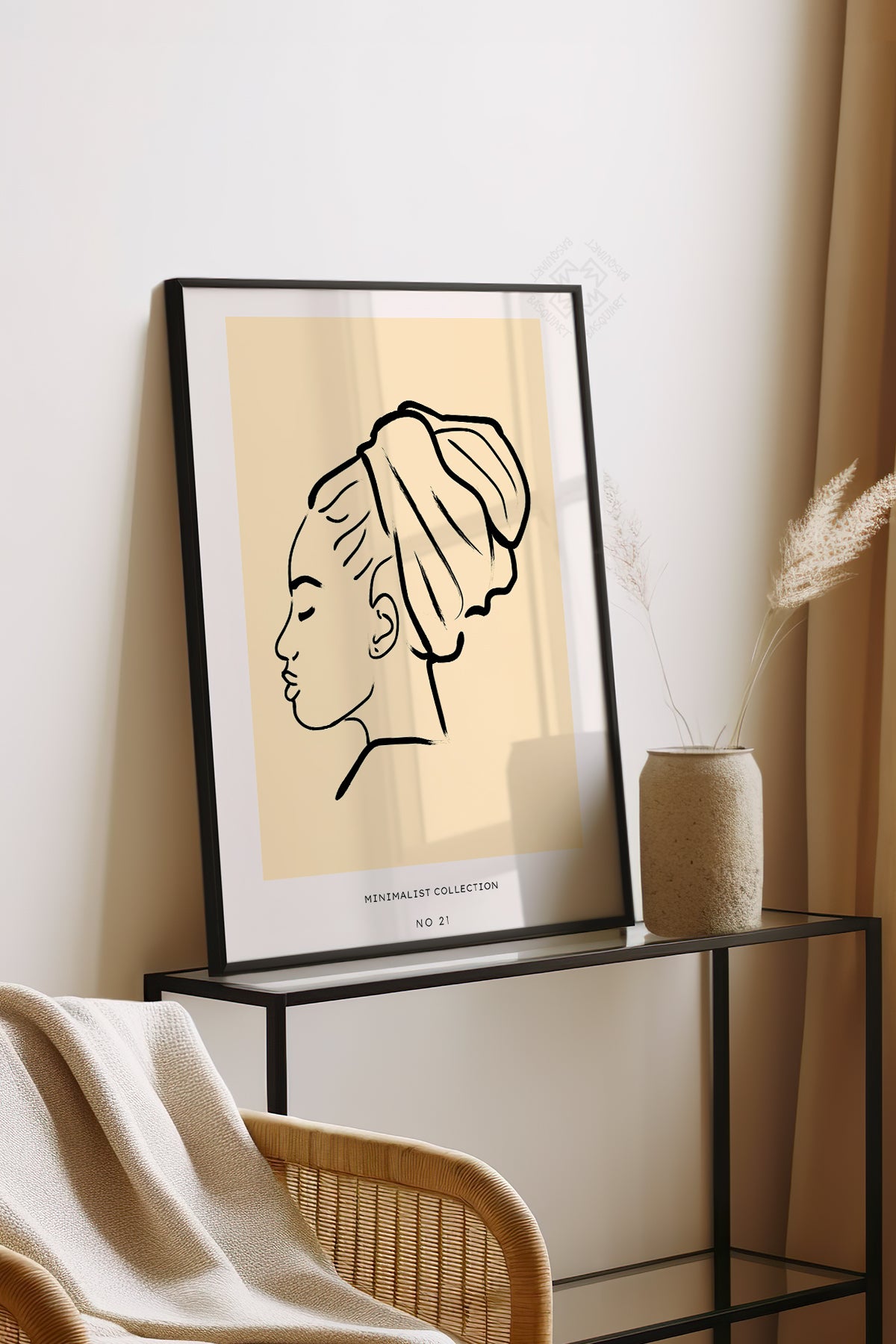 Bohemian Serisi Siyah Çerçeveli Poster, Tablo No:97