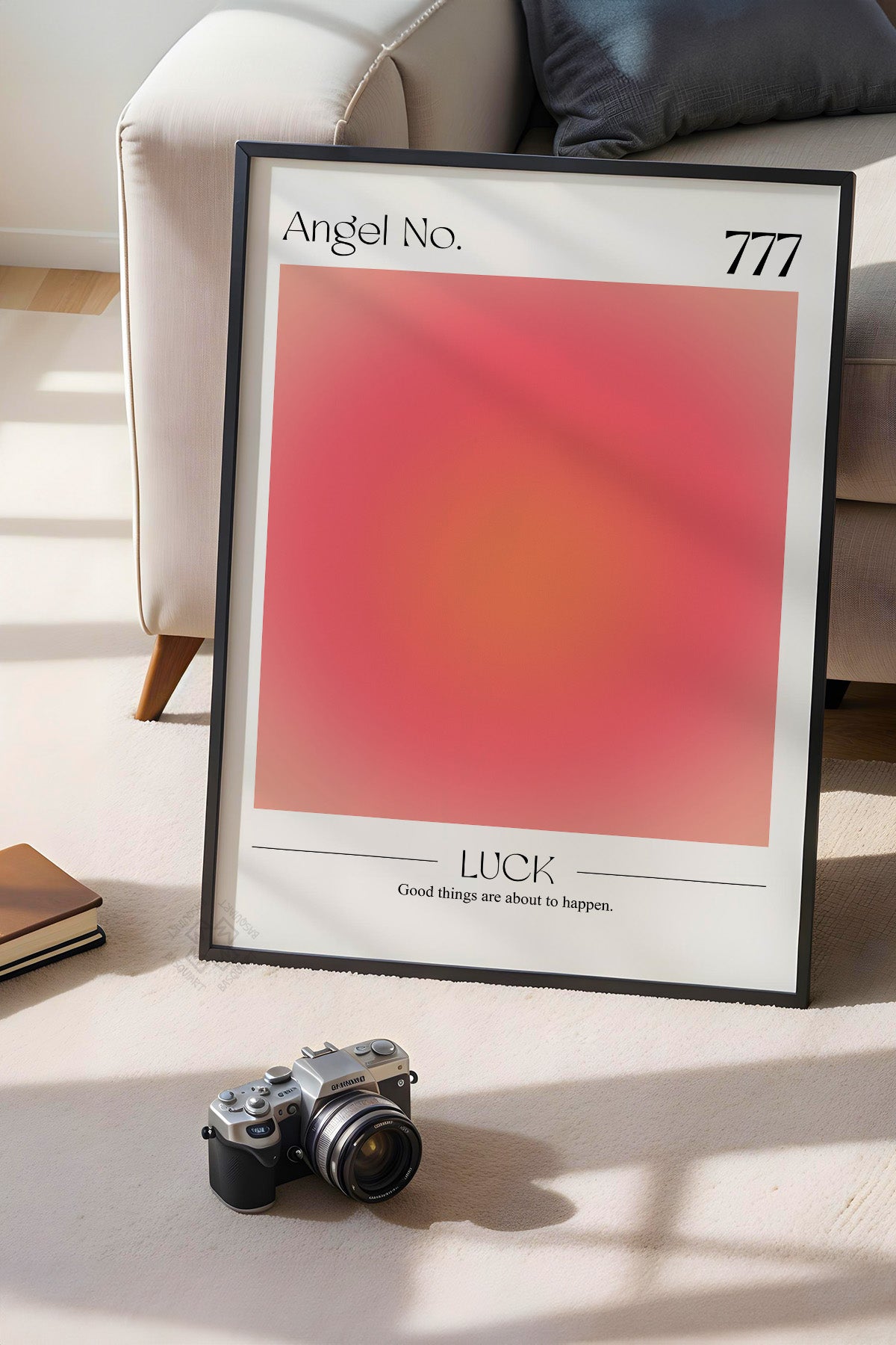Aura Serisi Siyah Çerçeveli Poster, Tablo No:11