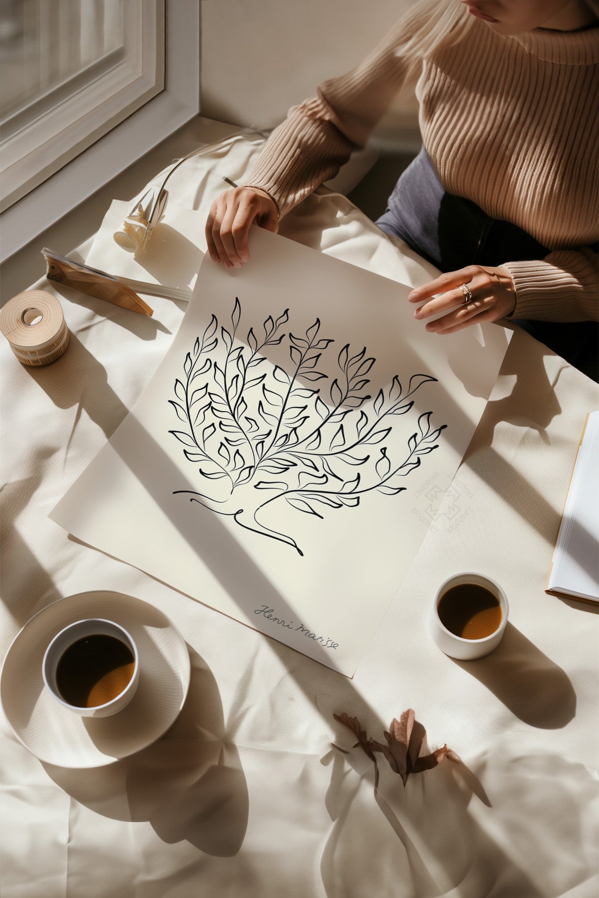 Henri Matisse Sanatsal 3'lü Poster Seti, Duvar Dekoru No:20