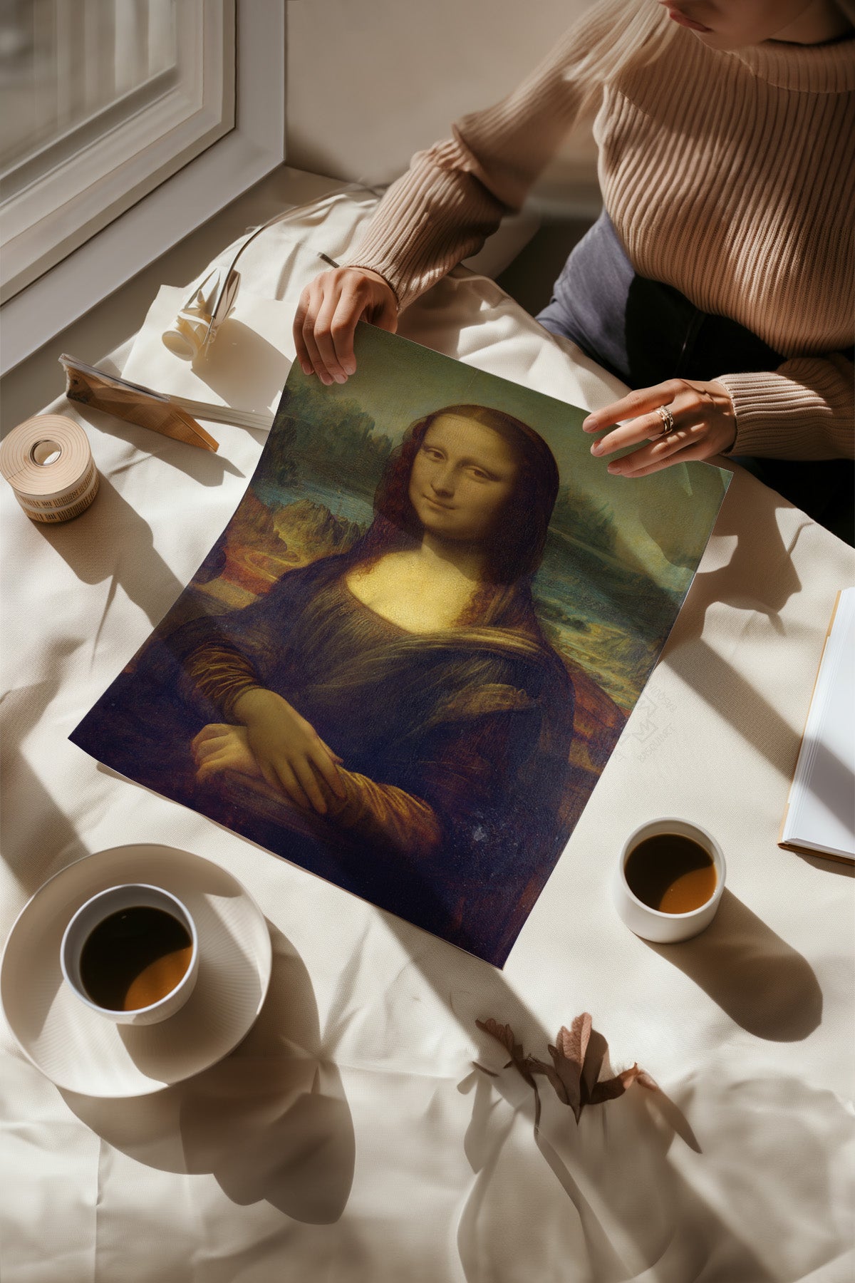Leonardo da Vinci 2'li Poster Seti, Duvar Dekoru No:34