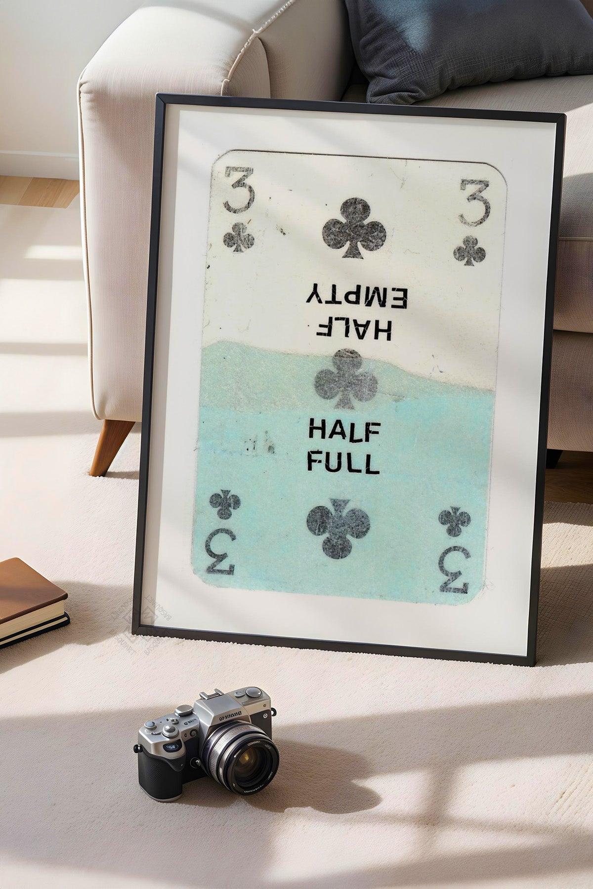 Lucky You Serisi Siyah Çerçeveli Poster, Tablo Duvar Dekoru No:103
