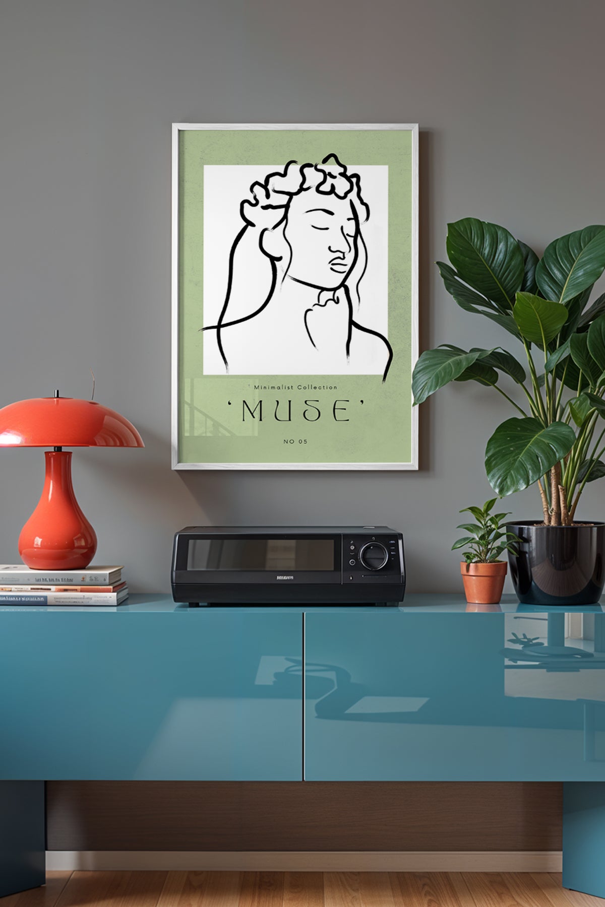Bohemian Serisi Beyaz Çerçeveli Poster, Tablo No:64