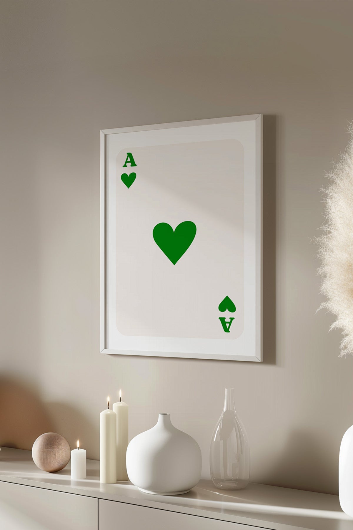 Lucky You Serisi Beyaz Çerçeveli Poster, Tablo Duvar Dekoru No:138