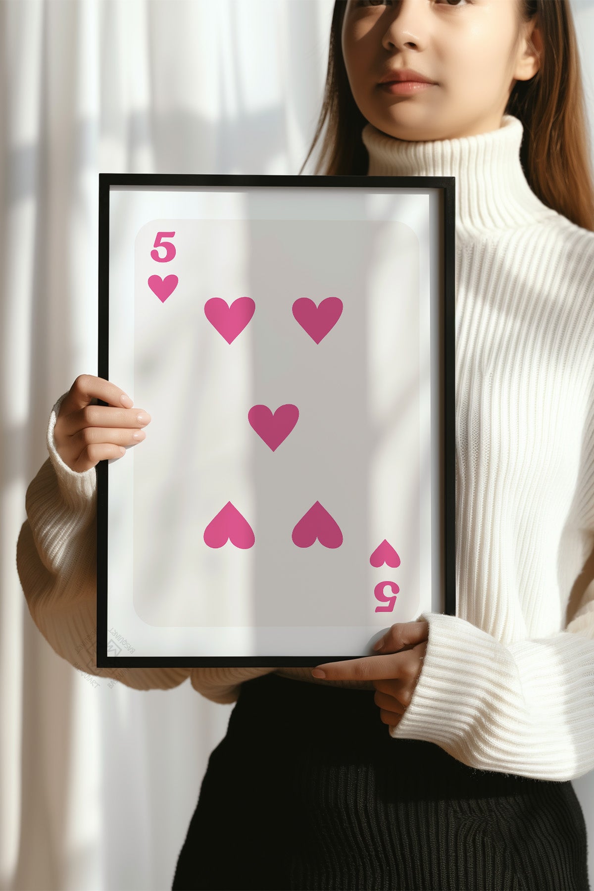 Lucky You Serisi Siyah Çerçeveli Poster, Tablo Duvar Dekoru No:57