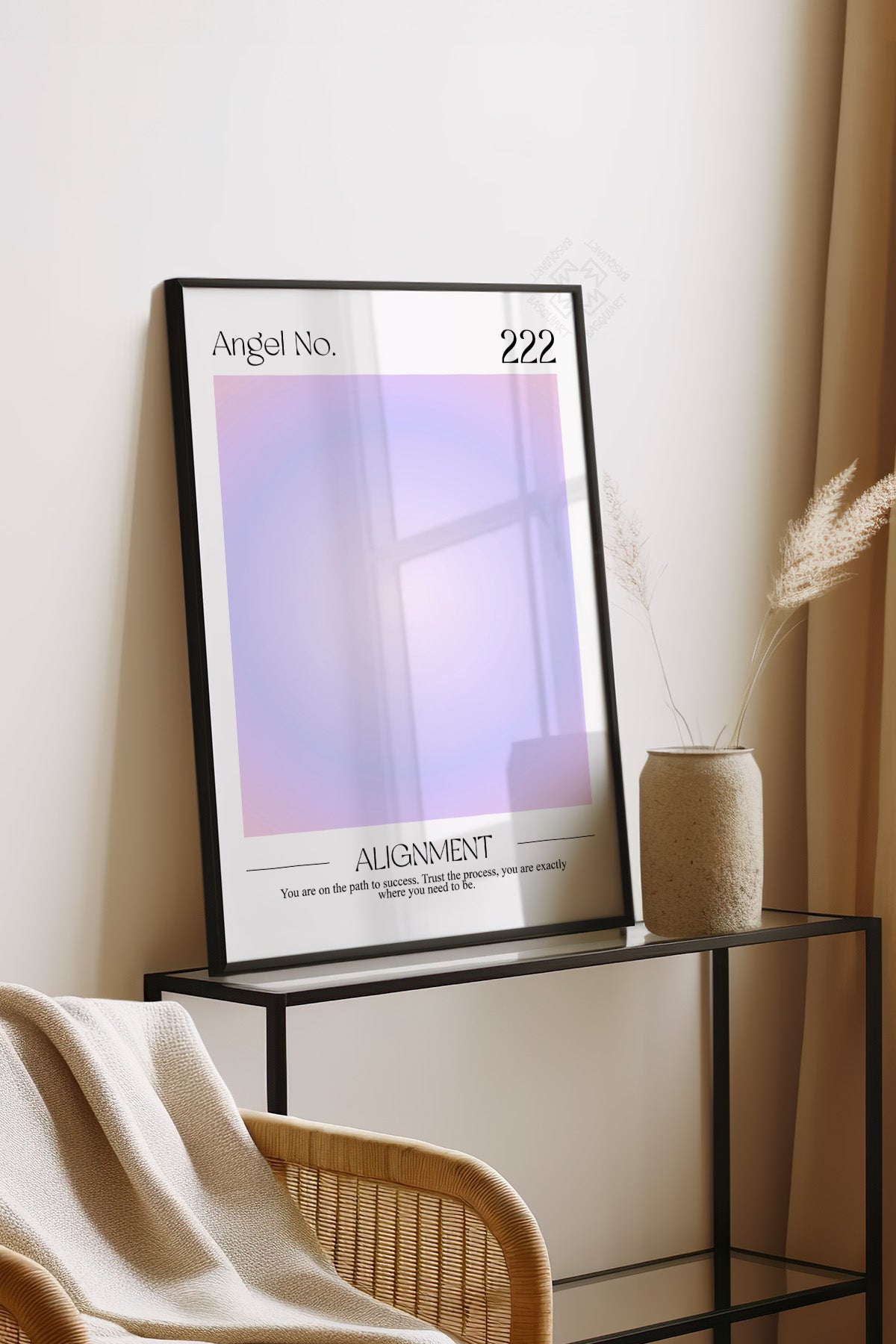 Aura Serisi Siyah Çerçeveli Poster, Tablo No:6