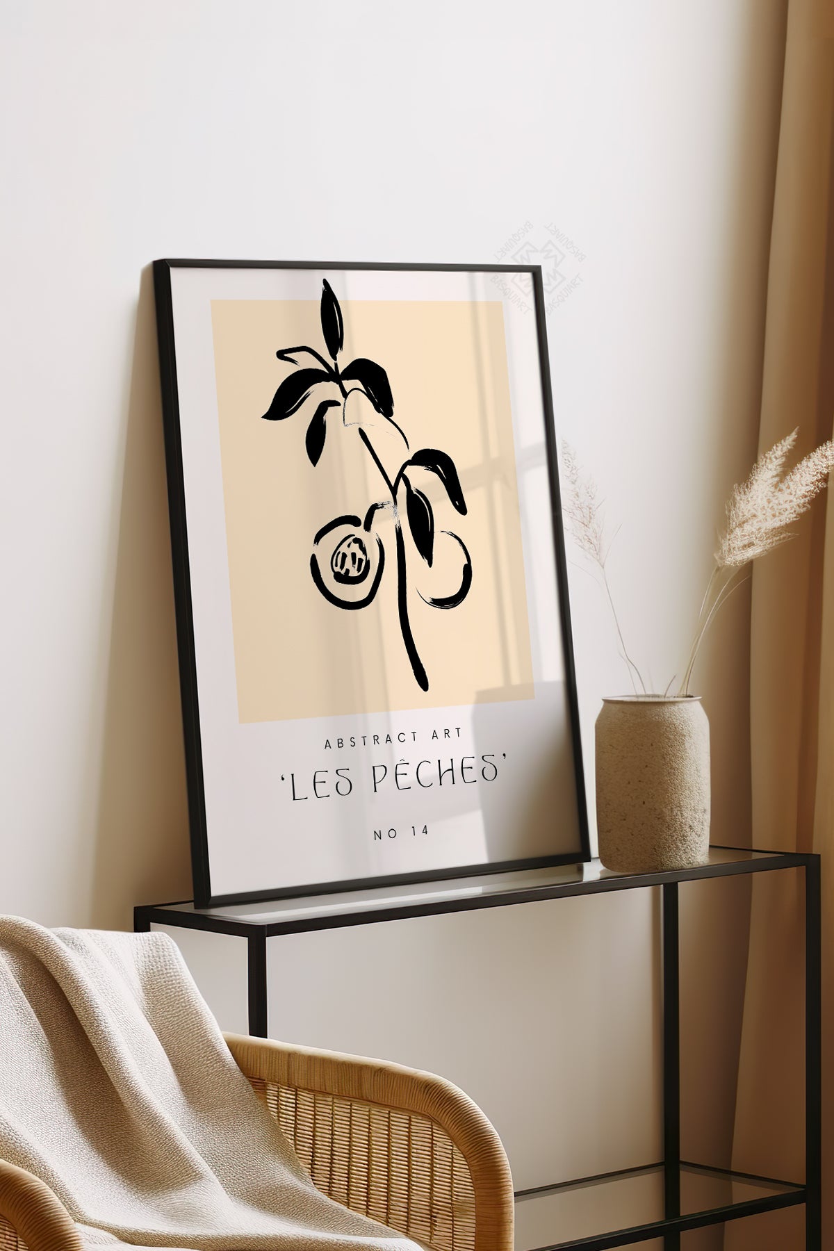 Bohemian Serisi Siyah Çerçeveli Poster, Tablo No:129