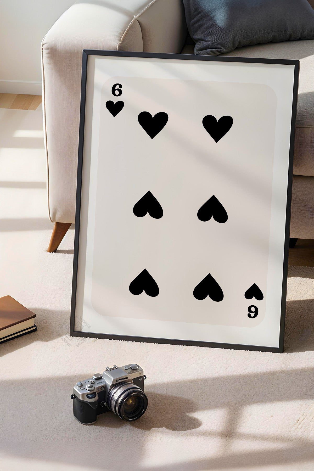 Lucky You Serisi Siyah Çerçeveli Poster, Tablo Duvar Dekoru No:120