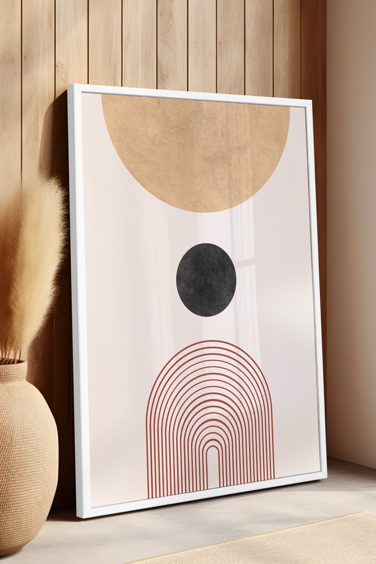 Bohemian Serisi Beyaz Çerçeveli Poster, Tablo No:10