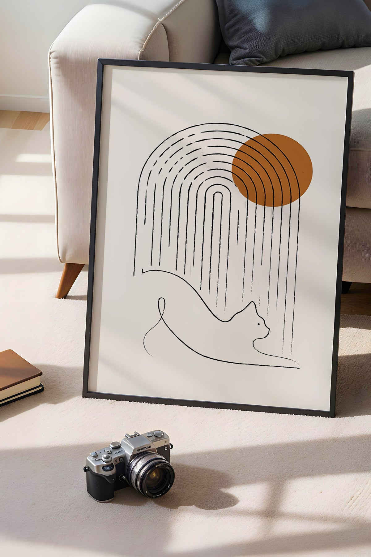 Bohemian Serisi Siyah Çerçeveli Poster, Tablo No:28