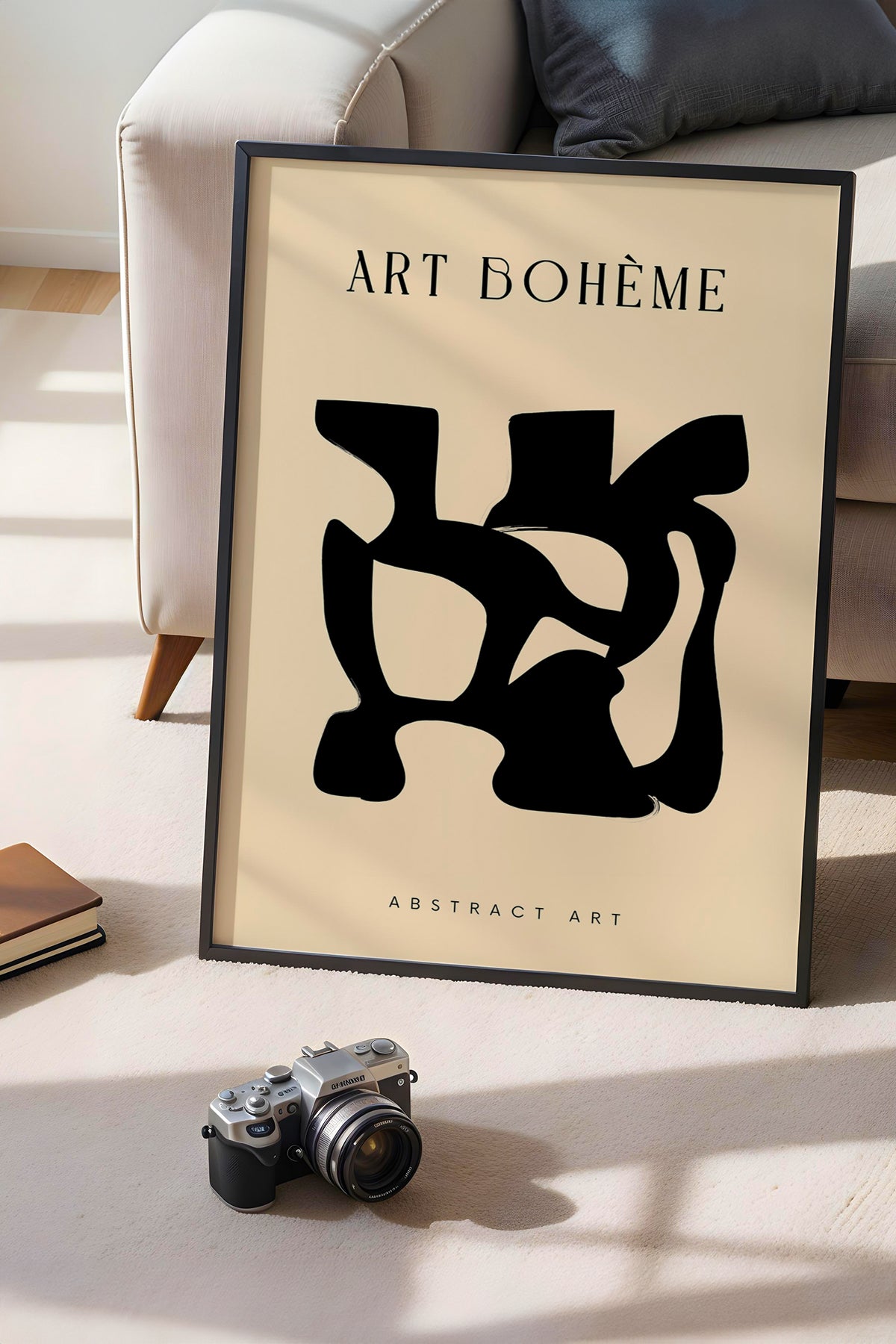 Bohemian Serisi Siyah Çerçeveli Poster, Tablo No:137