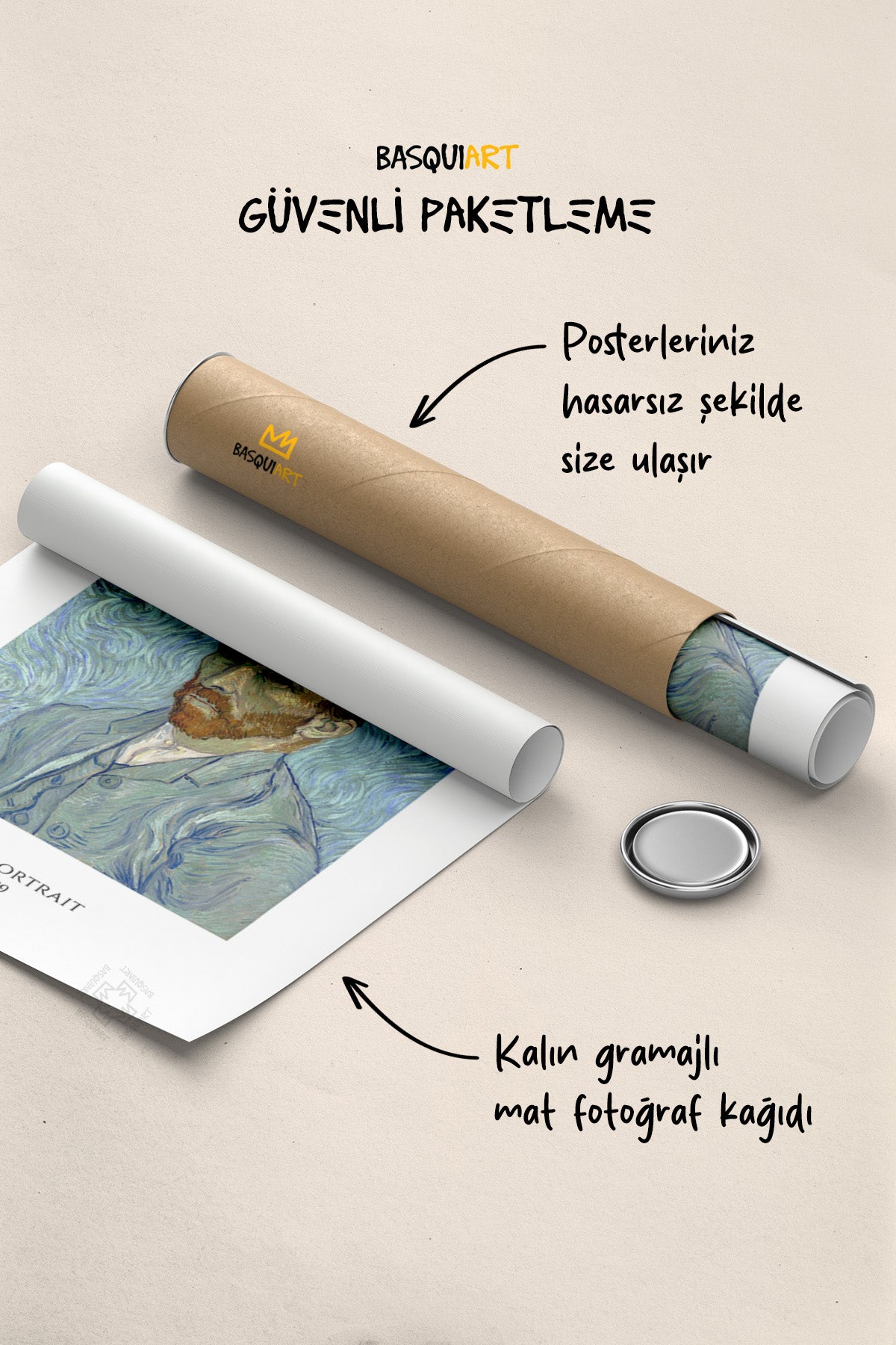 Vincent Van Gogh Serisi Poster, Duvar Dekoru No:11