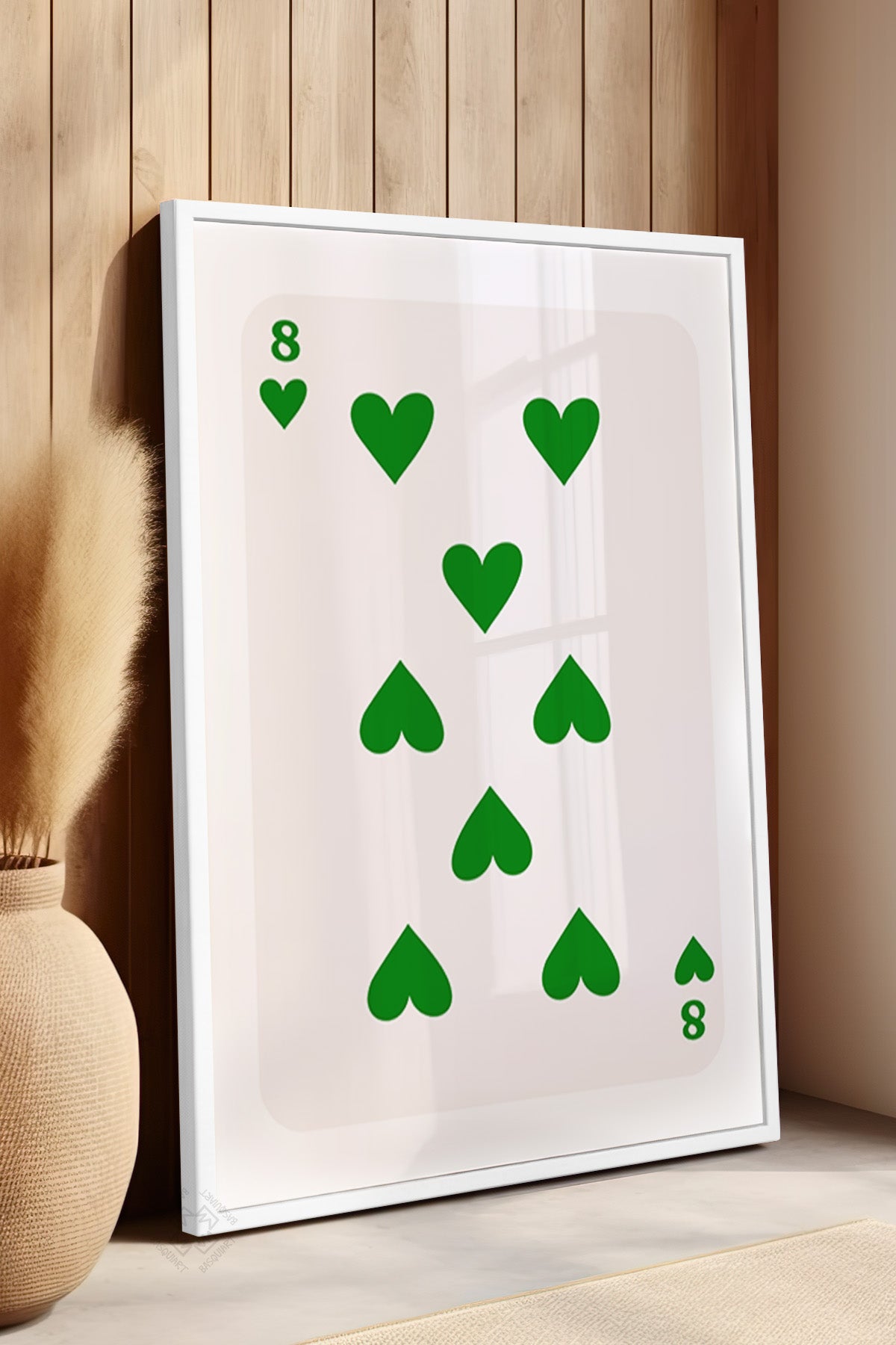 Lucky You Serisi Beyaz Çerçeveli Poster, Tablo Duvar Dekoru No:145