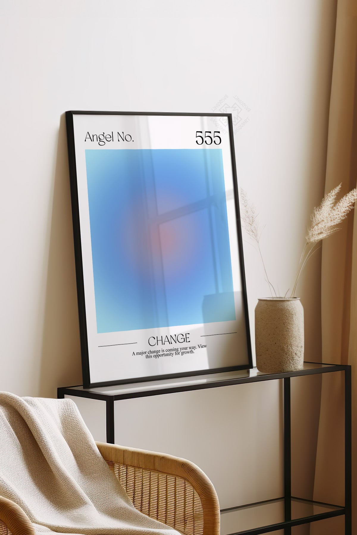 Aura Serisi Siyah Çerçeveli Poster, Tablo No:9