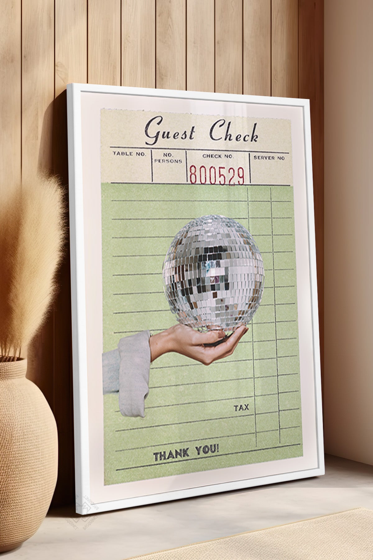 Lucky You Serisi Beyaz Çerçeveli Poster, Tablo Duvar Dekoru No:135