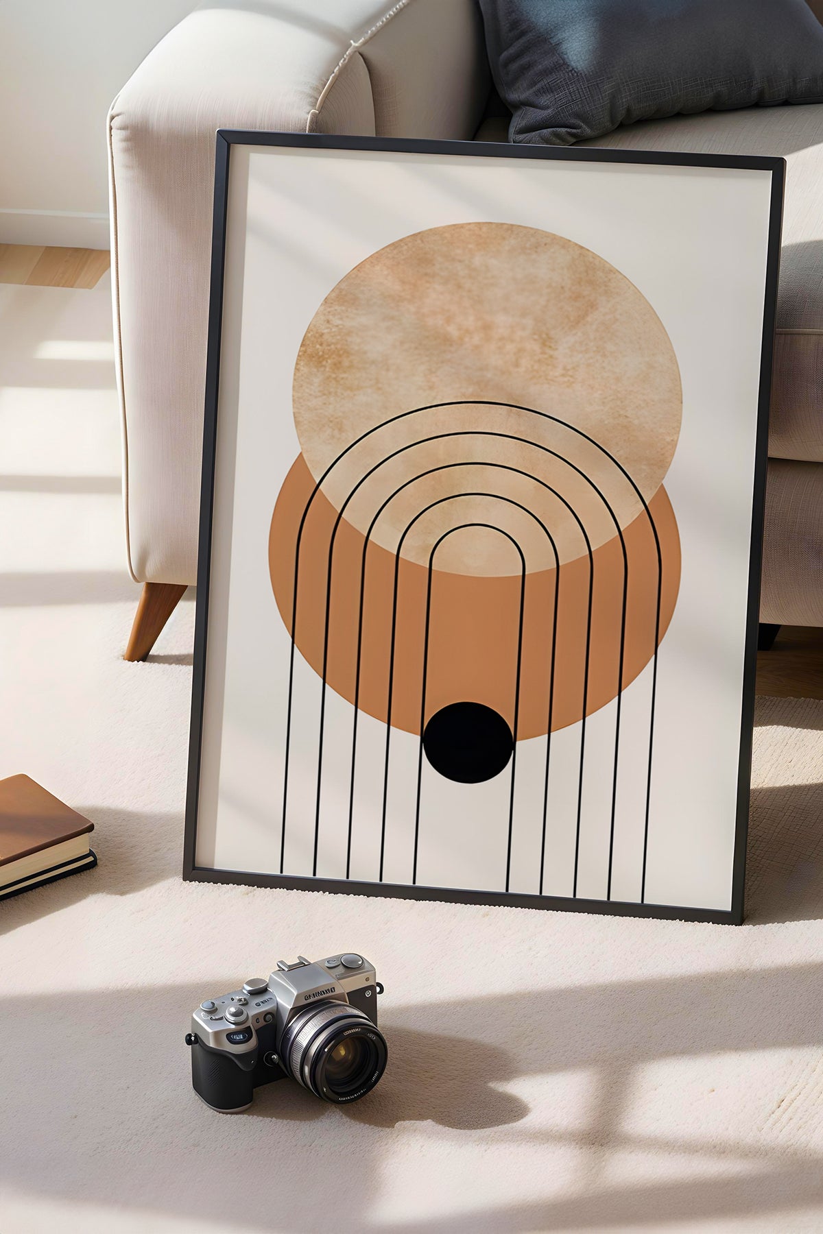 Bohemian Serisi Siyah Çerçeveli Poster, Tablo No:32