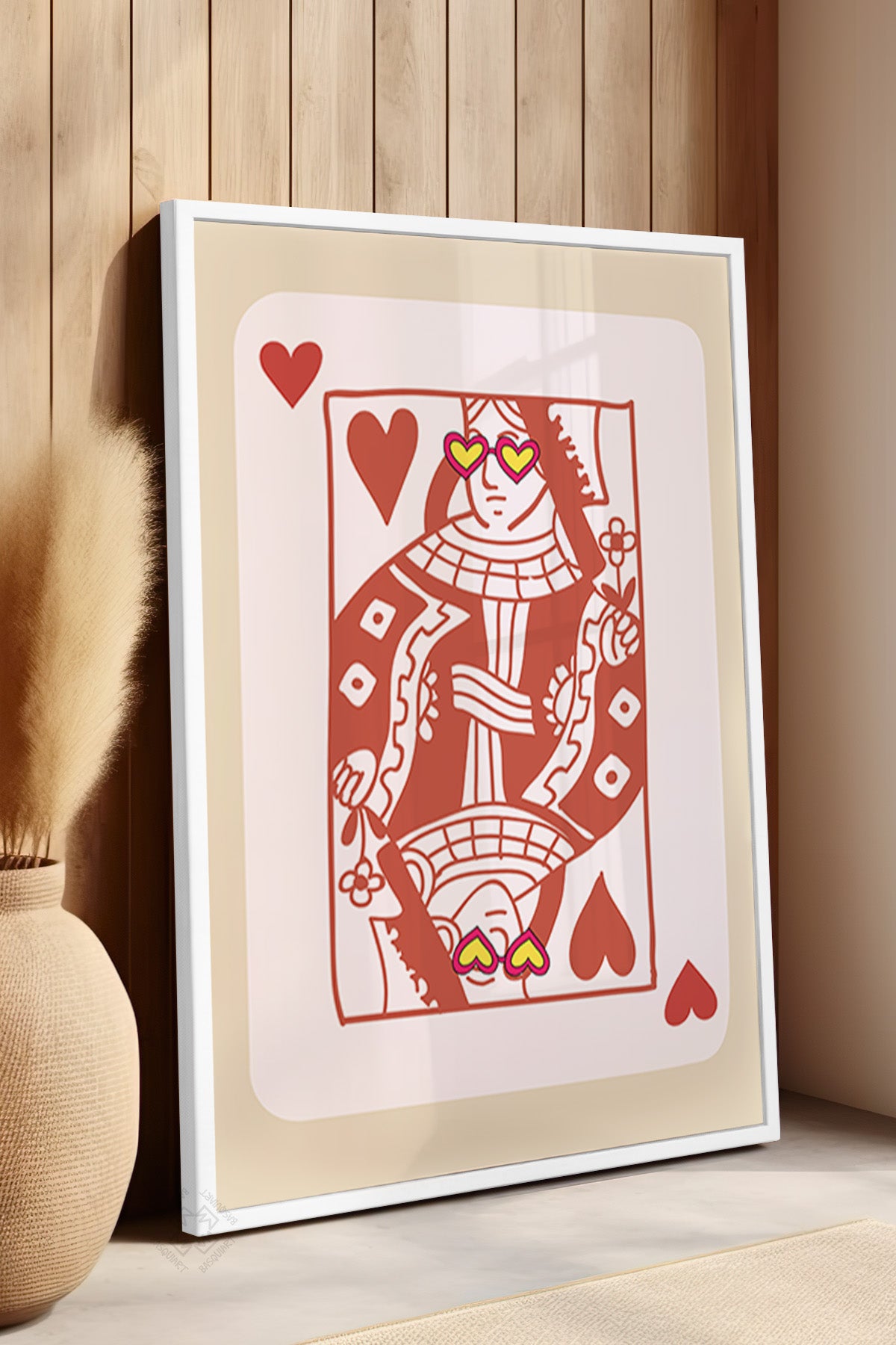 Lucky You Serisi Beyaz Çerçeveli Poster, Tablo Duvar Dekoru No:67