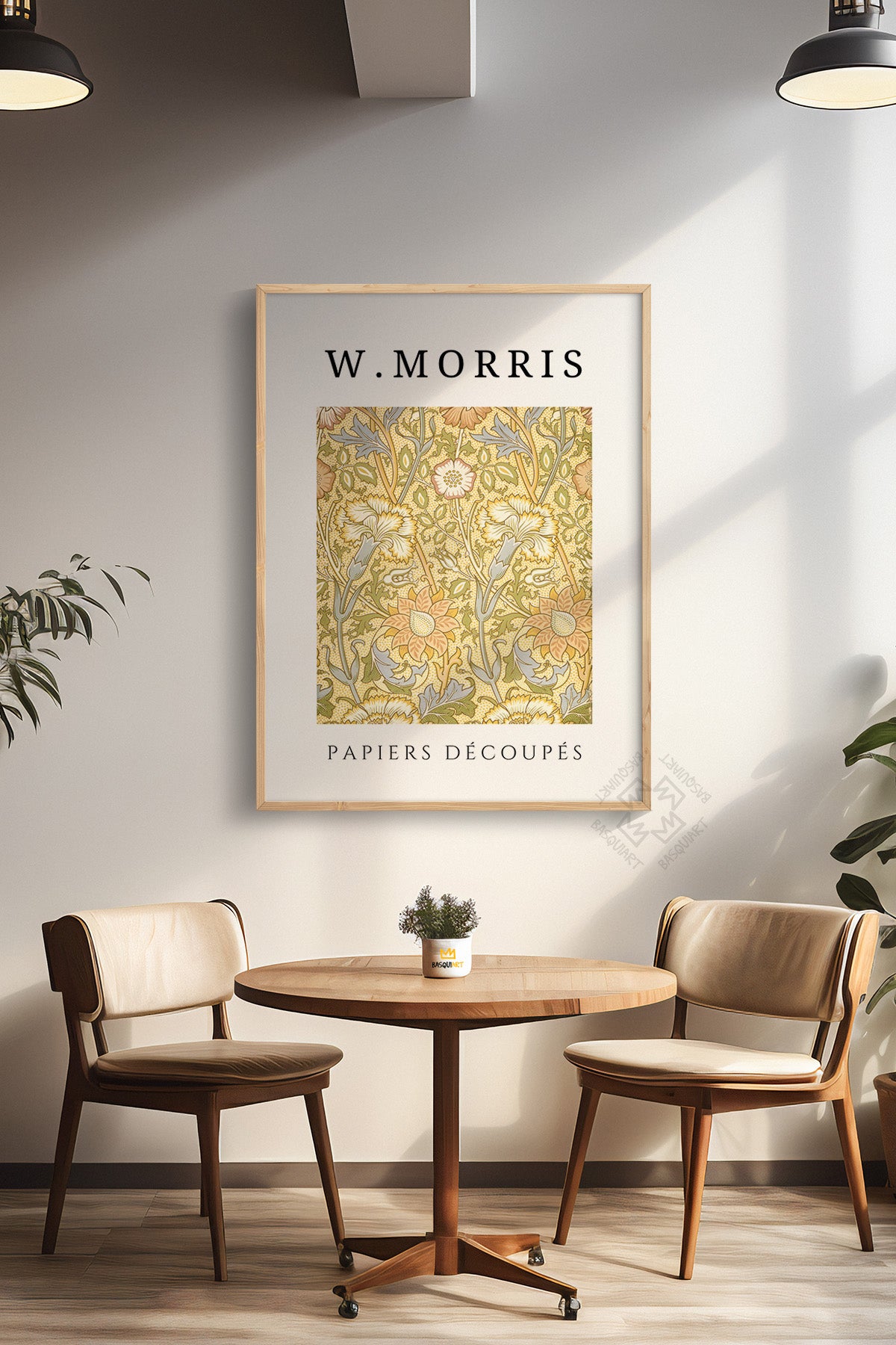 William Morris Serisi Ahşap Çerçeveli Poster, Tablo Duvar Dekoru No:9