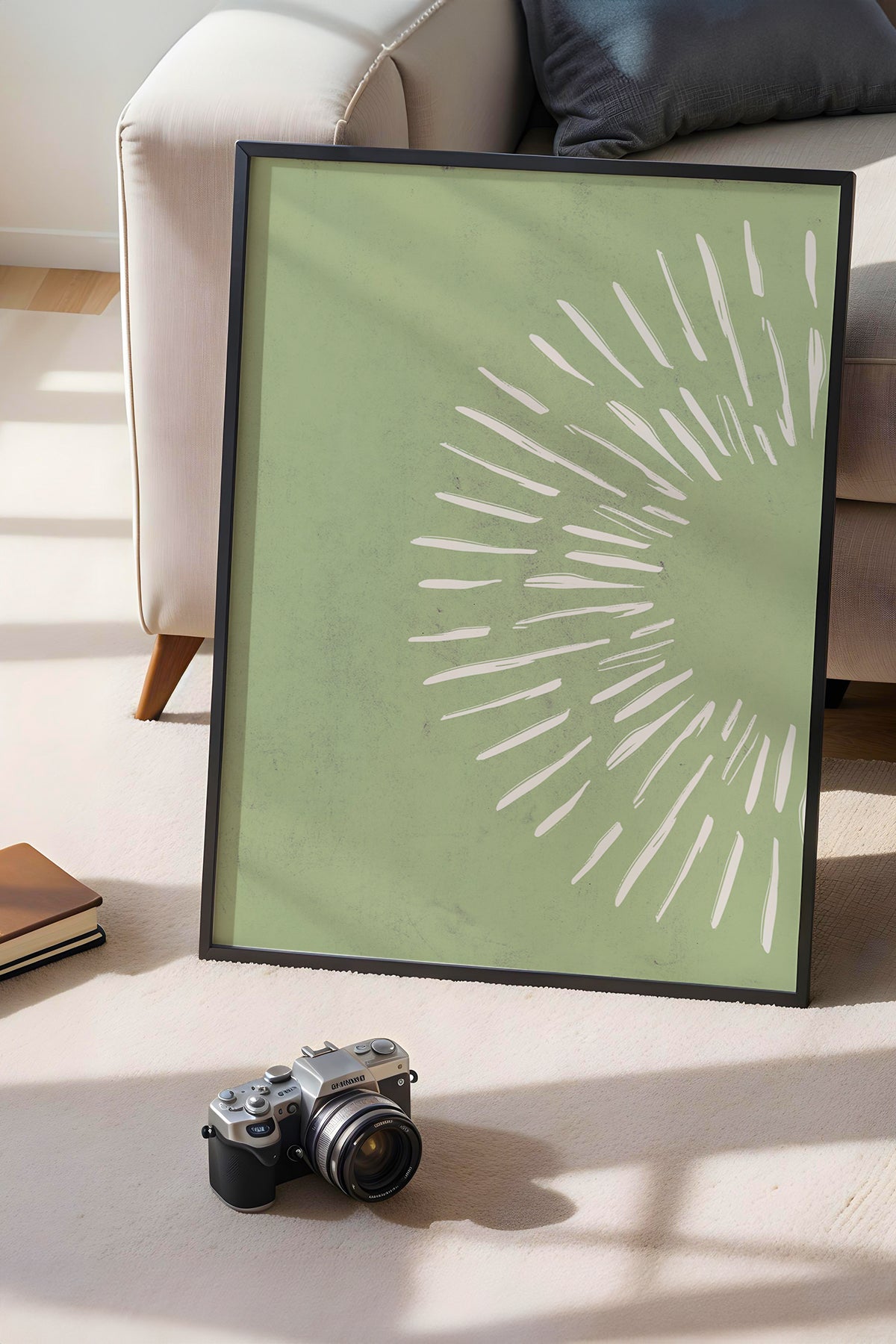 Bohemian Serisi Siyah Çerçeveli Poster, Tablo No:50