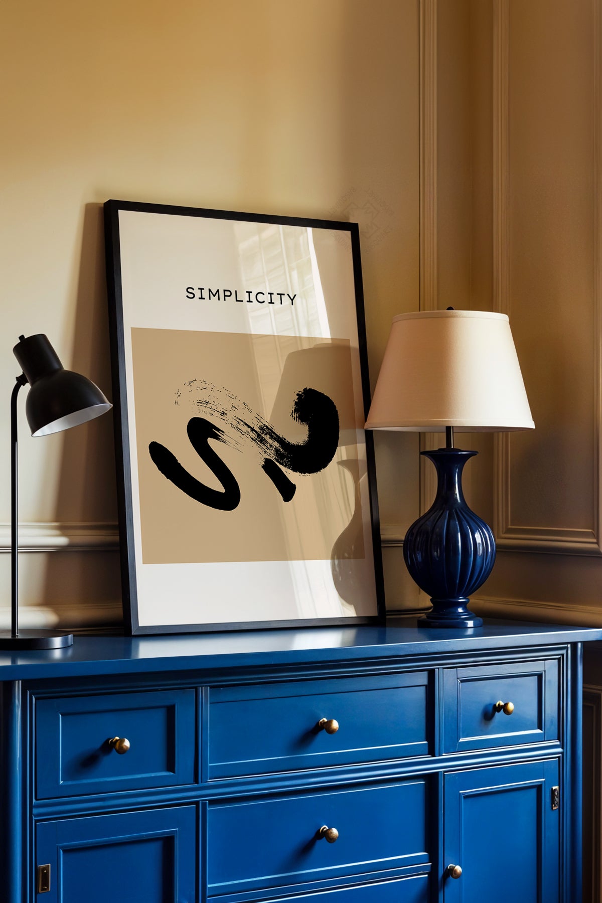 Bohemian Serisi Siyah Çerçeveli Poster, Tablo No:138