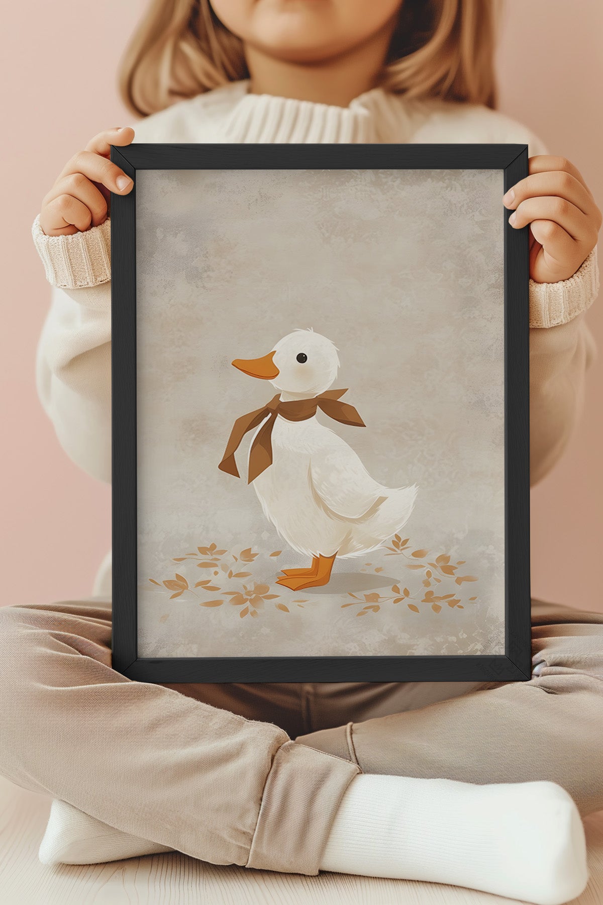 Çocuk Odası, Bebek Odası Siyah Çerçeveli Poster, Tablo No:61